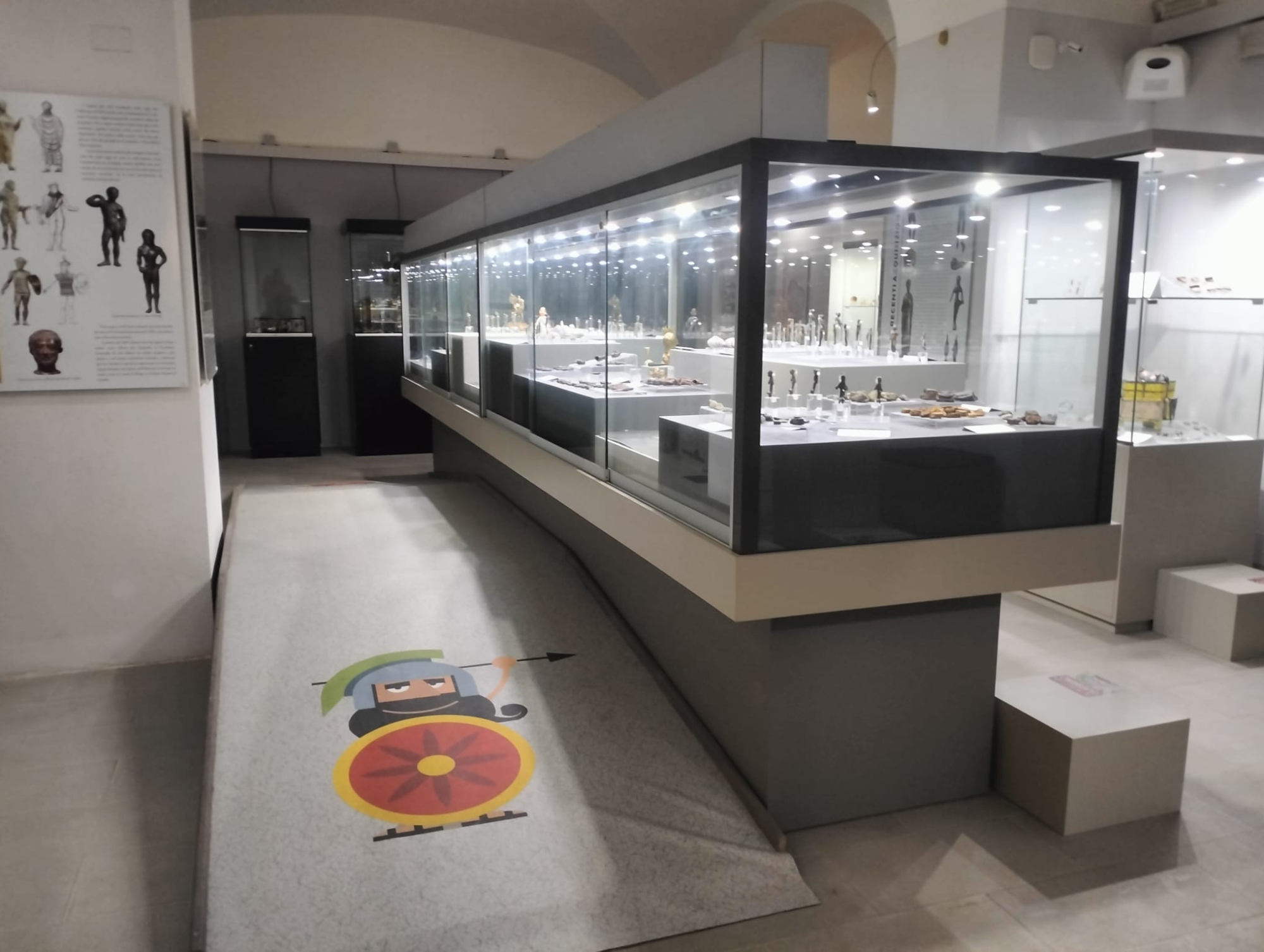 Der Museumsrundgang im Archäologischen Museum des Casentino