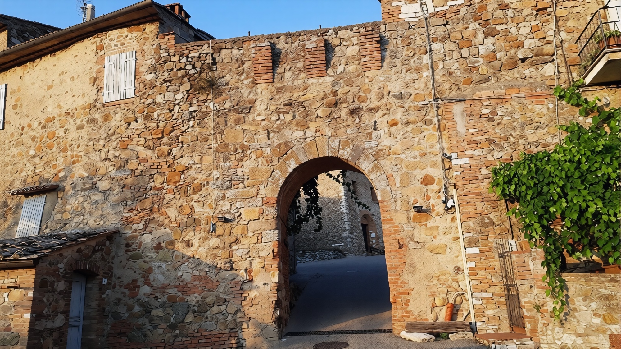 Arco storico nel centro di Murlo