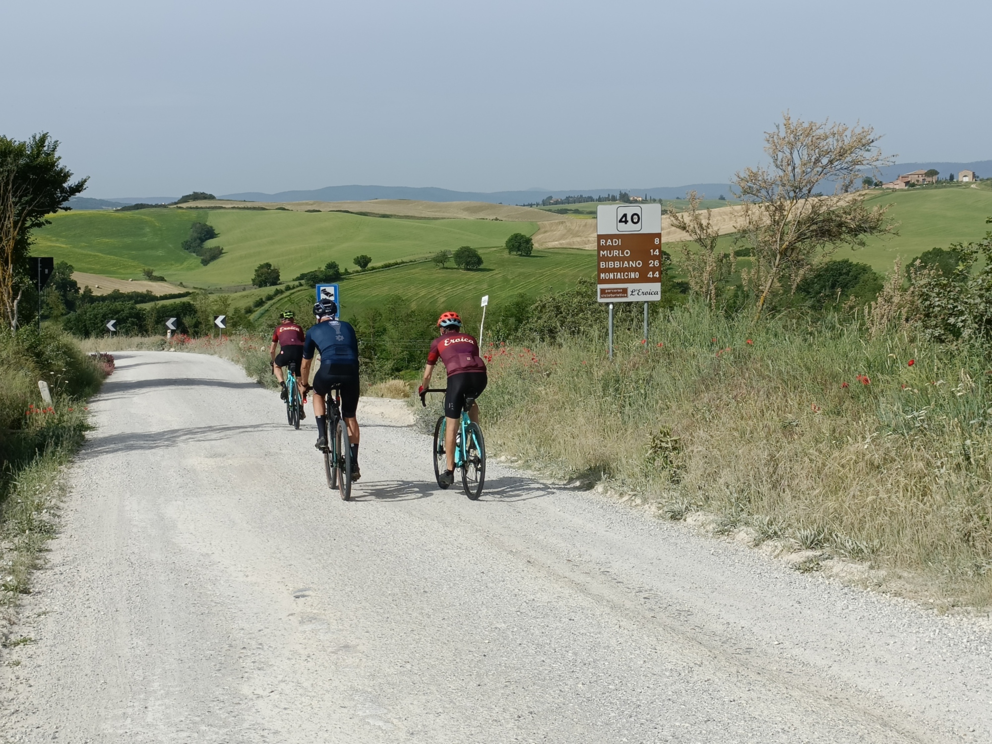 Quattro giorni con partenza da Siena sul percorso di Eroica e Strade Bianche