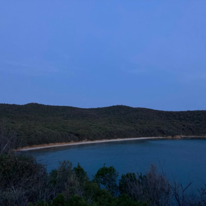 Cala Violina di sera per un bagno notturno con escursione