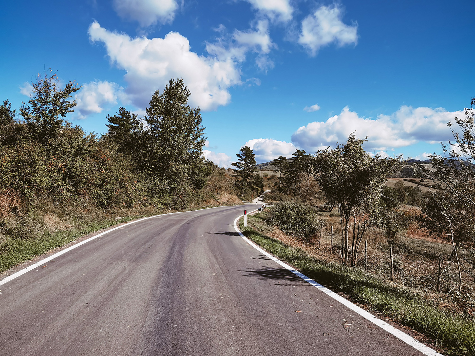 Florence hills on bike