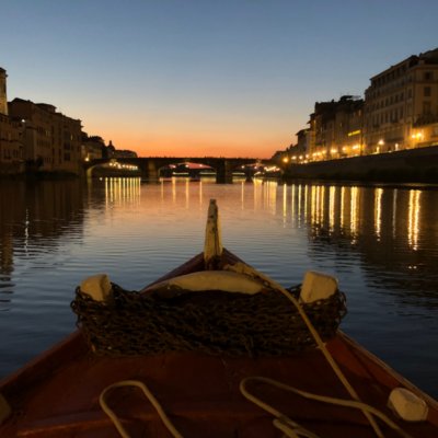 Florenz mit dem Boot