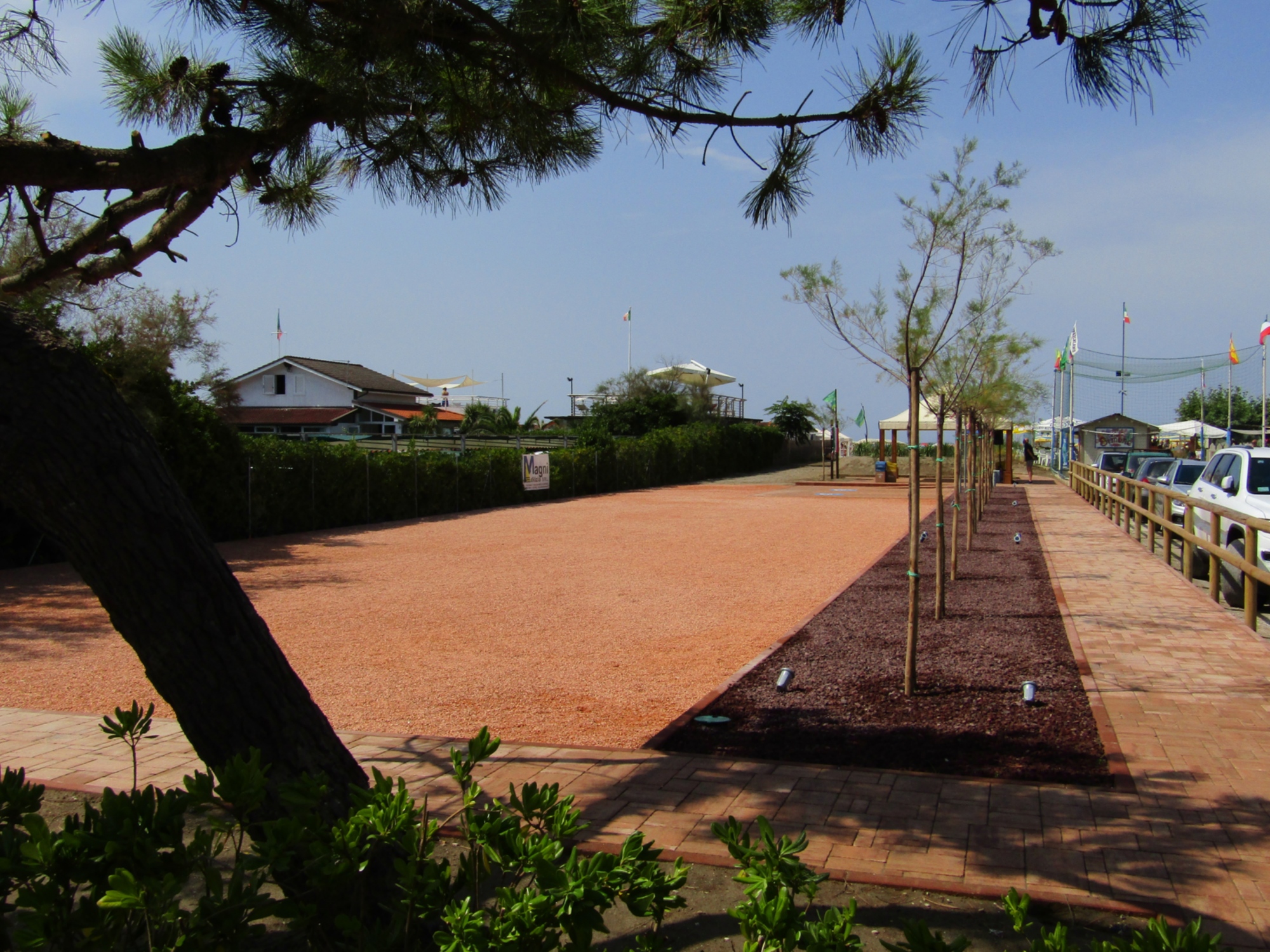 Verso la spiaggia accessibile Green Beach di Montignoso