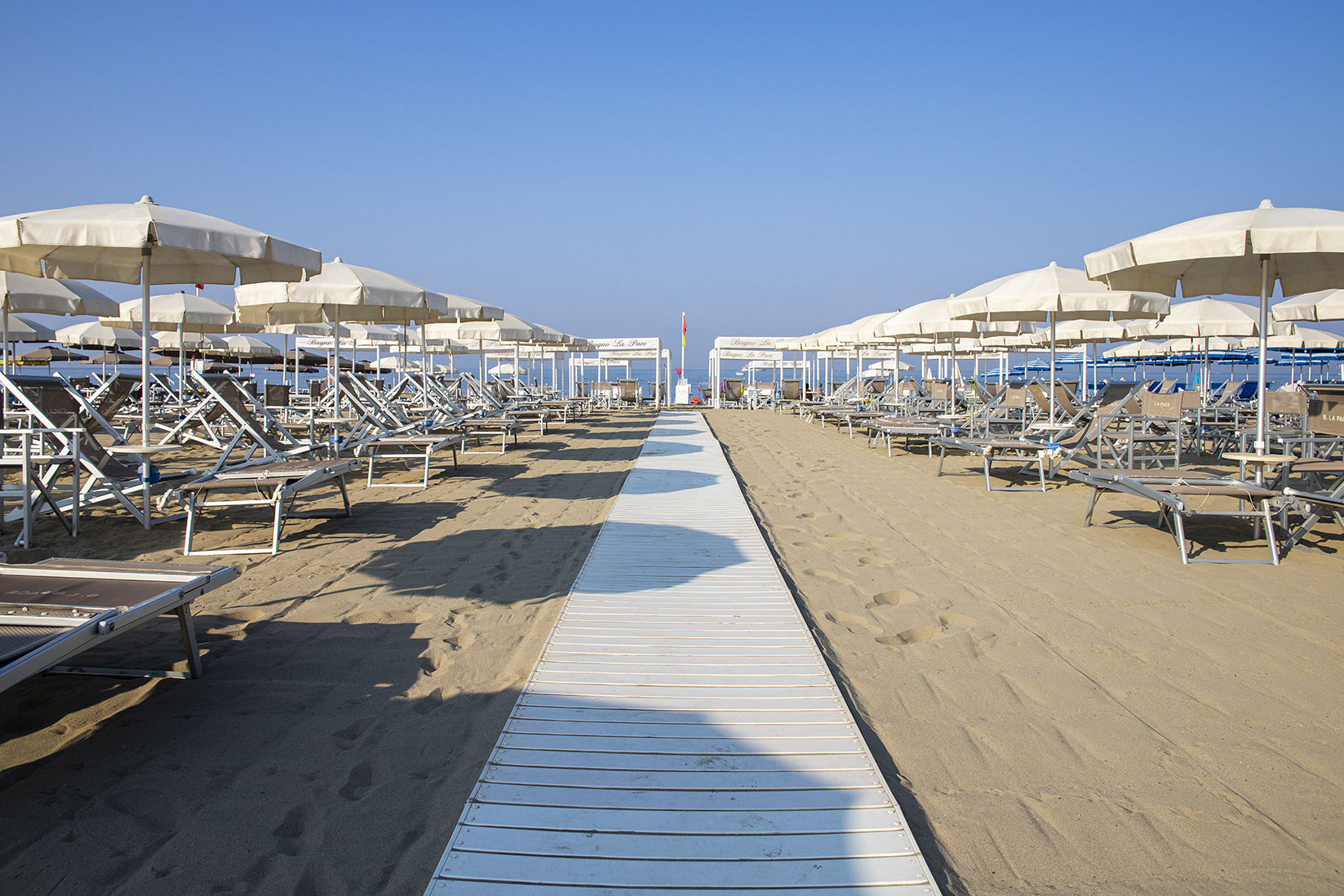 La nostra spiaggia attrezzata