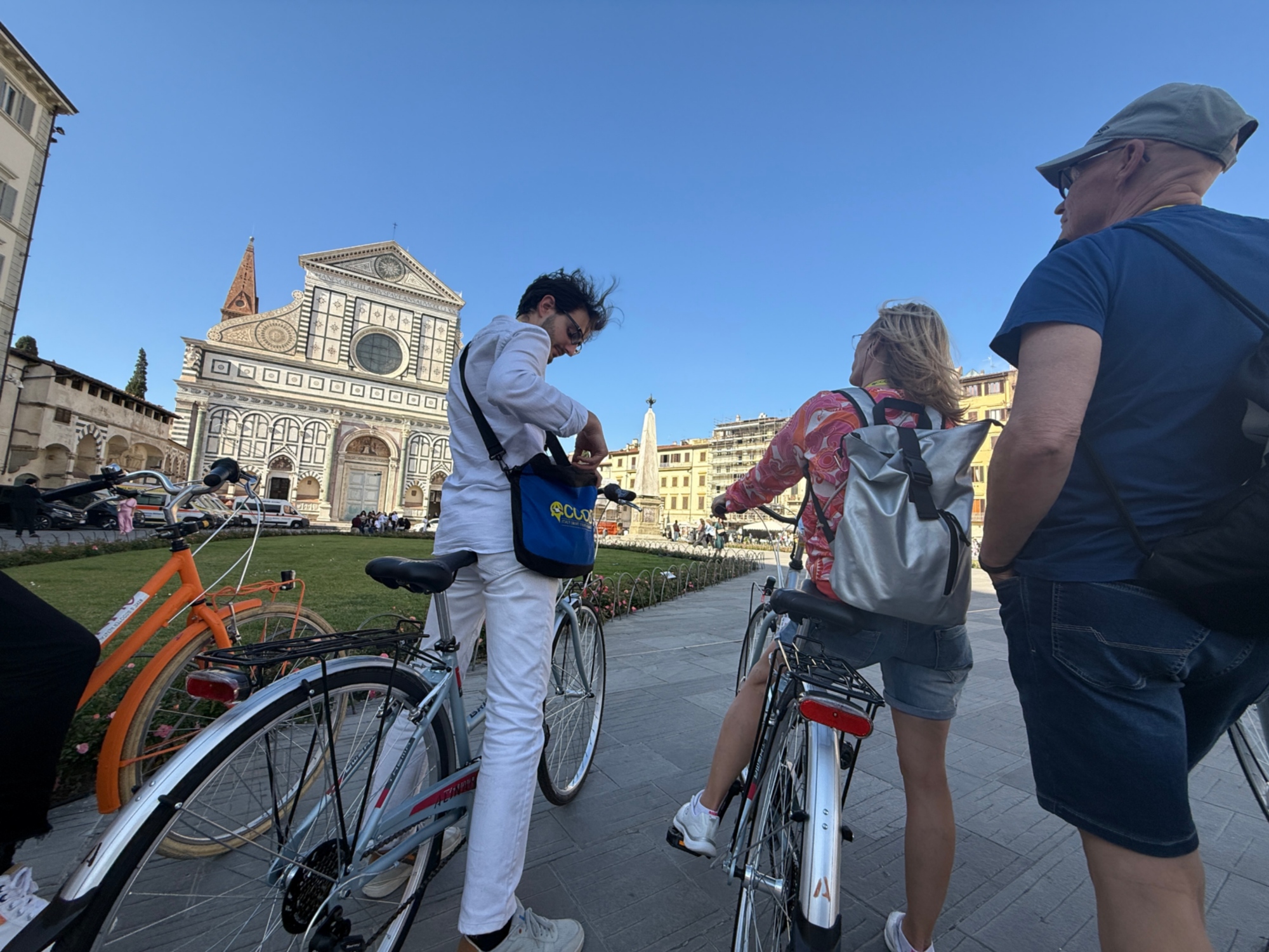 Bike tour in Florence with a multilingual audioApp