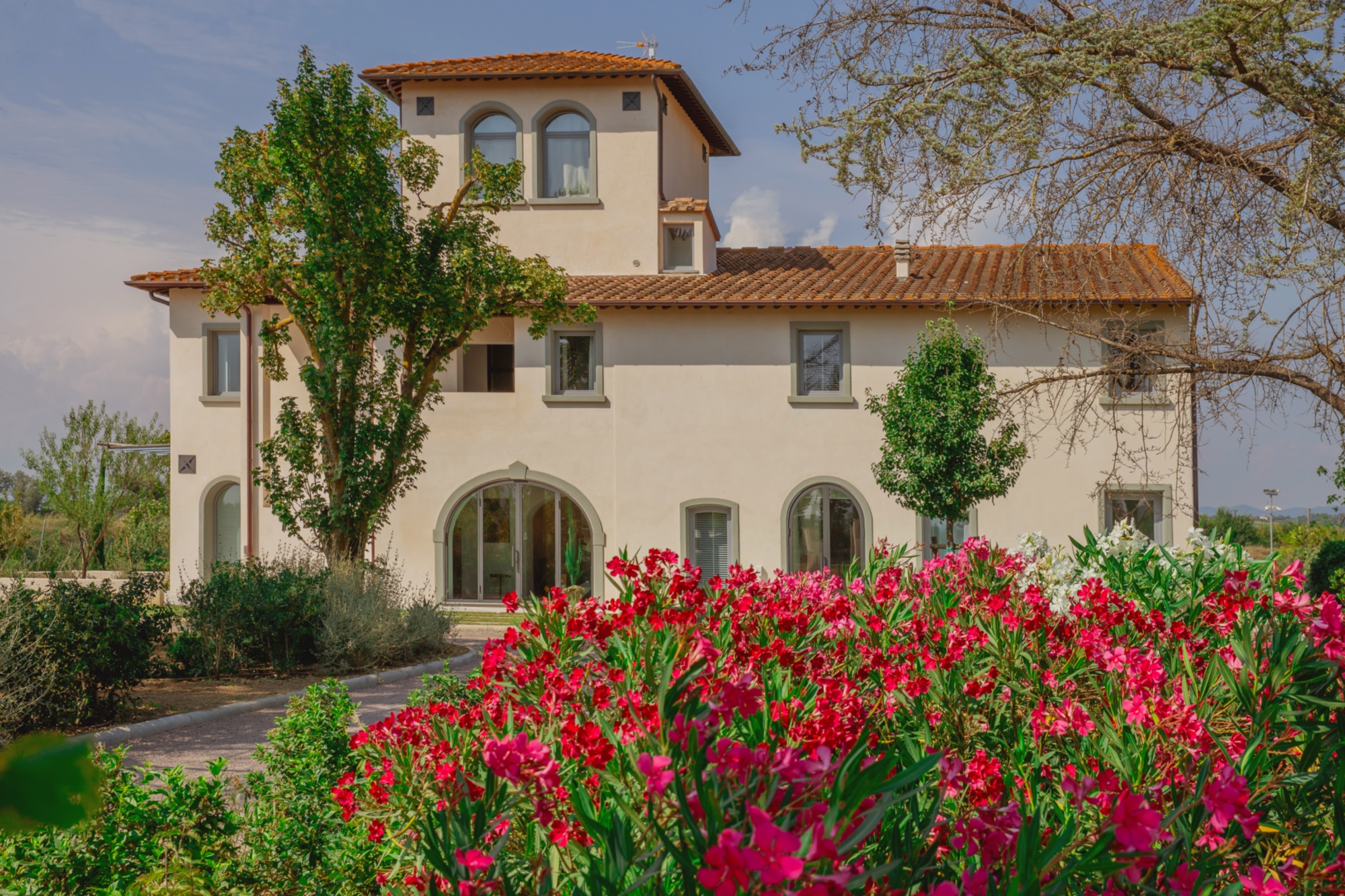 Exterior view of the facade of Tenuta Asmara