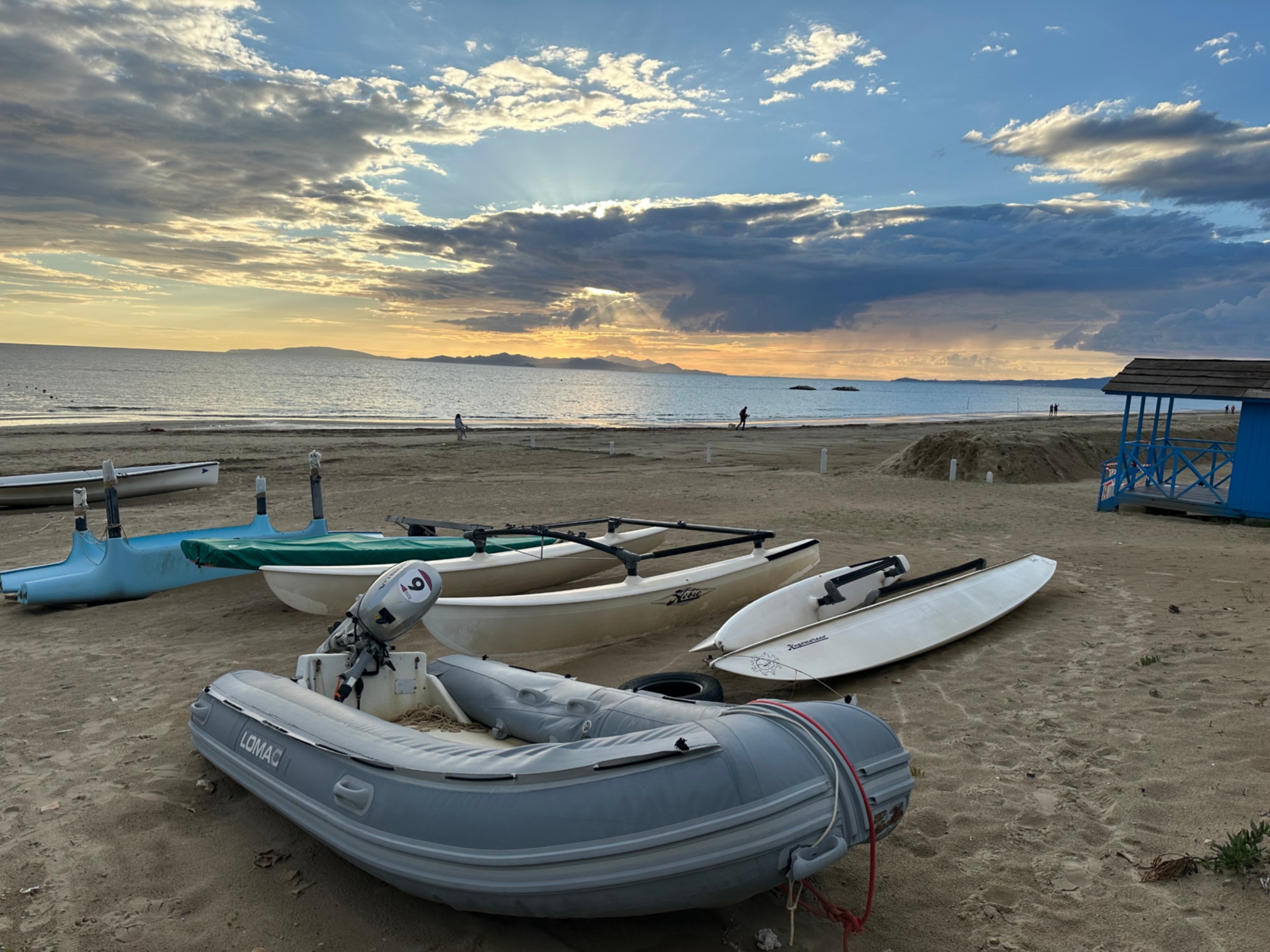 Le barche aspettano il mare