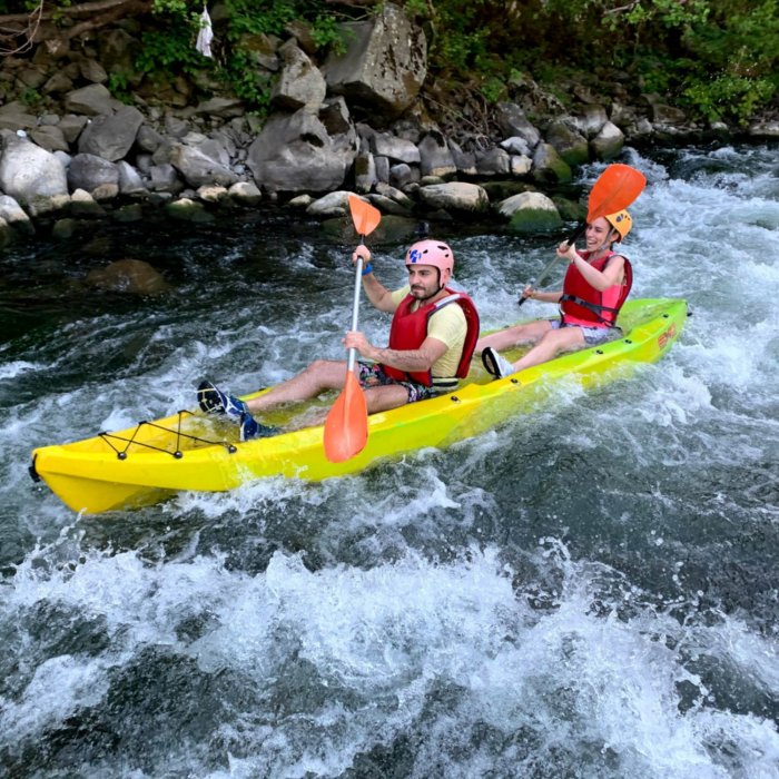 Vivi un'esperienza divertente in kayak nei fiumi e torrenti della Garfagnana