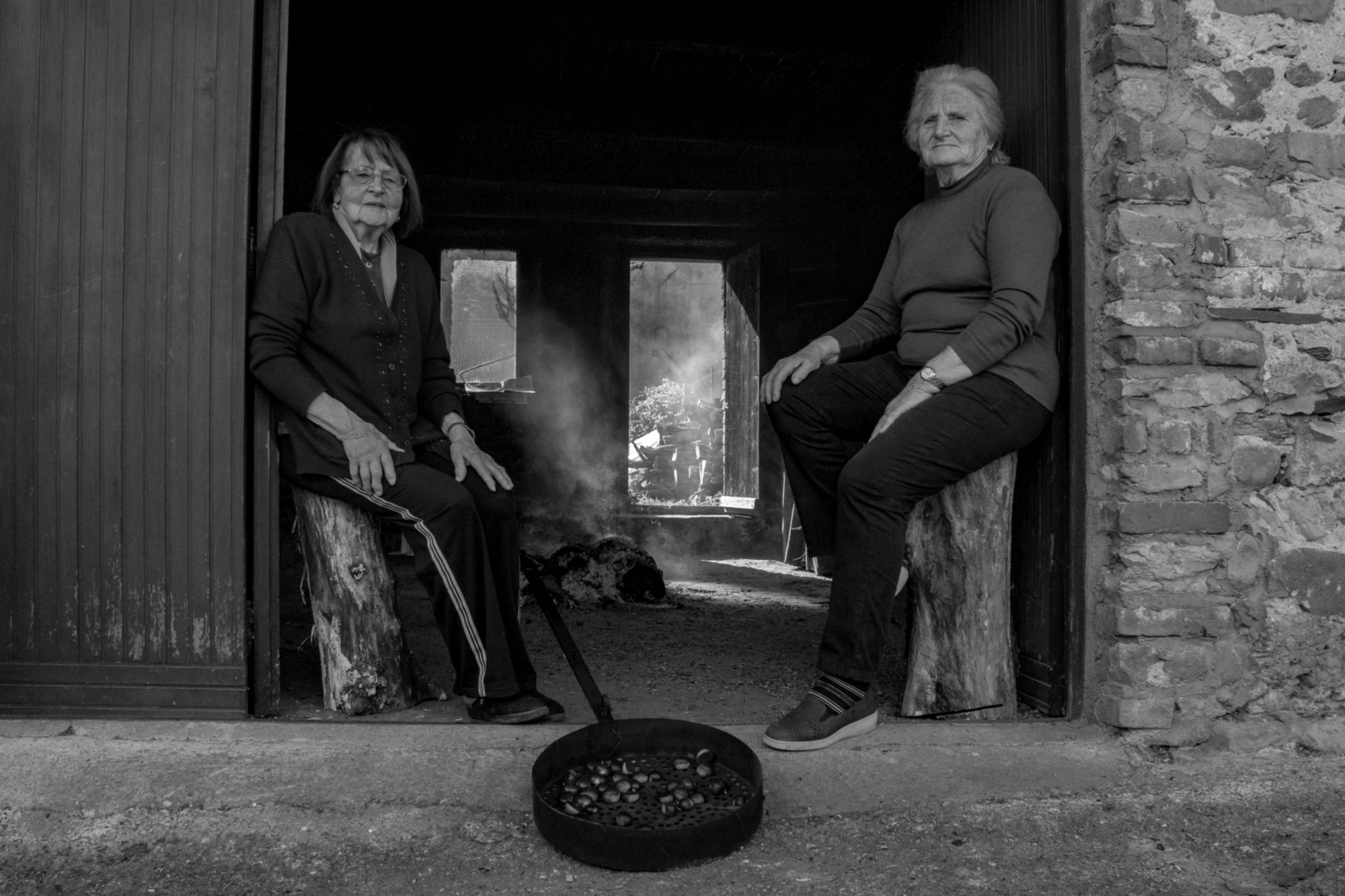 Rosi and Tilde, guardians of the fire and tradition