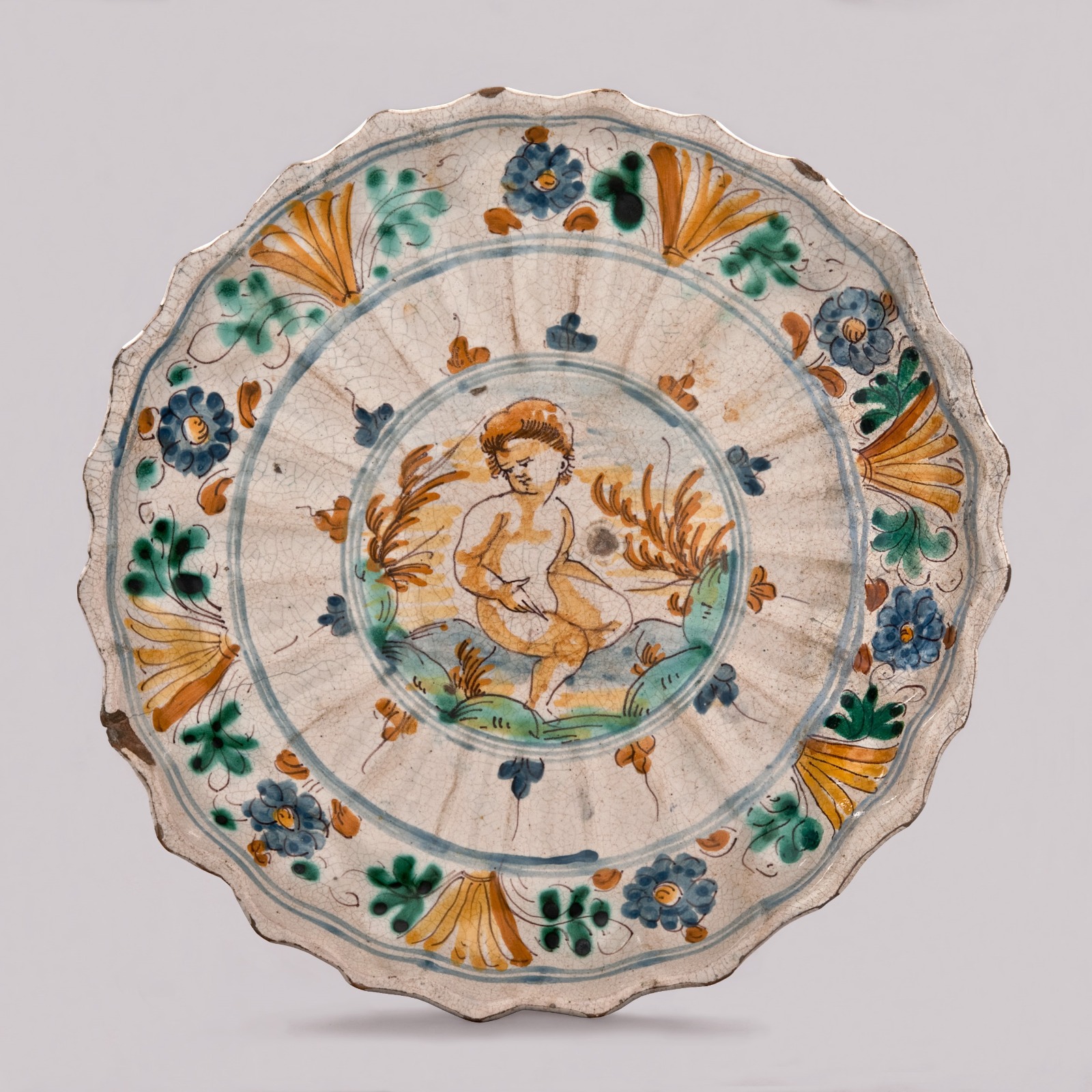 Piatto con putto
