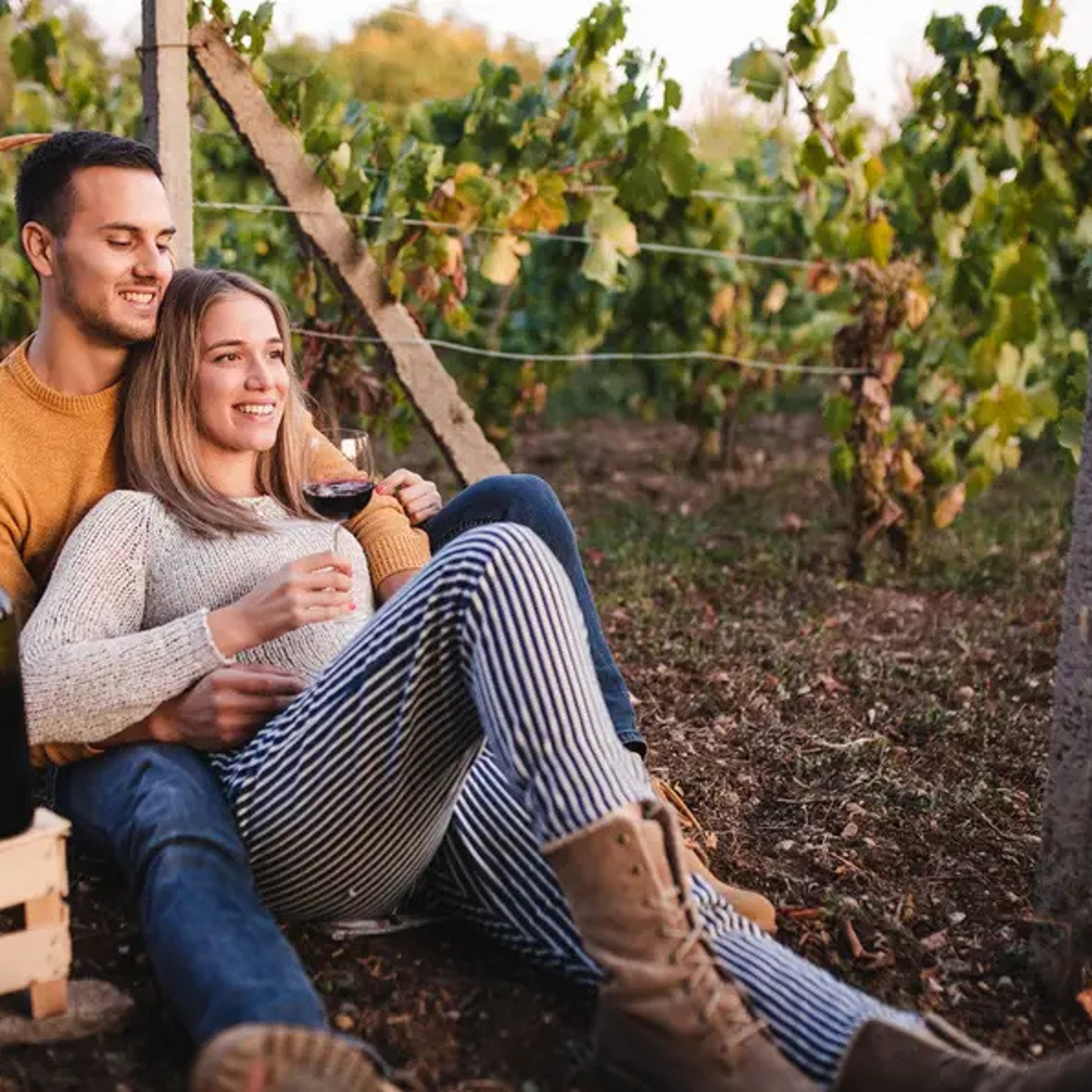 Romantic picnic in vineyard at Fattoria San Michele a Torri