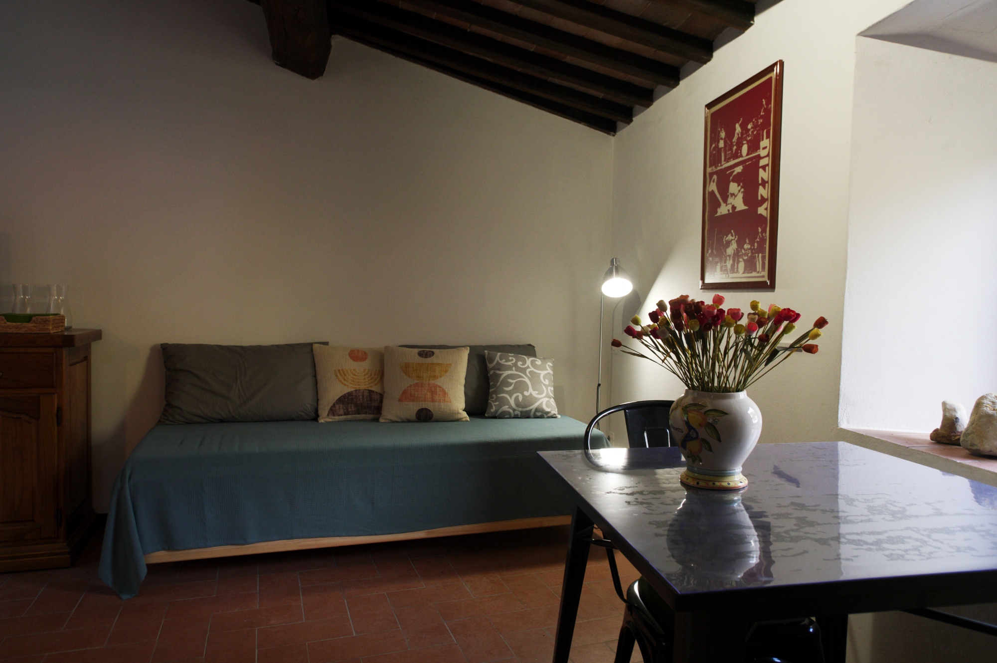 Il divano letto di Casa al Cassero
