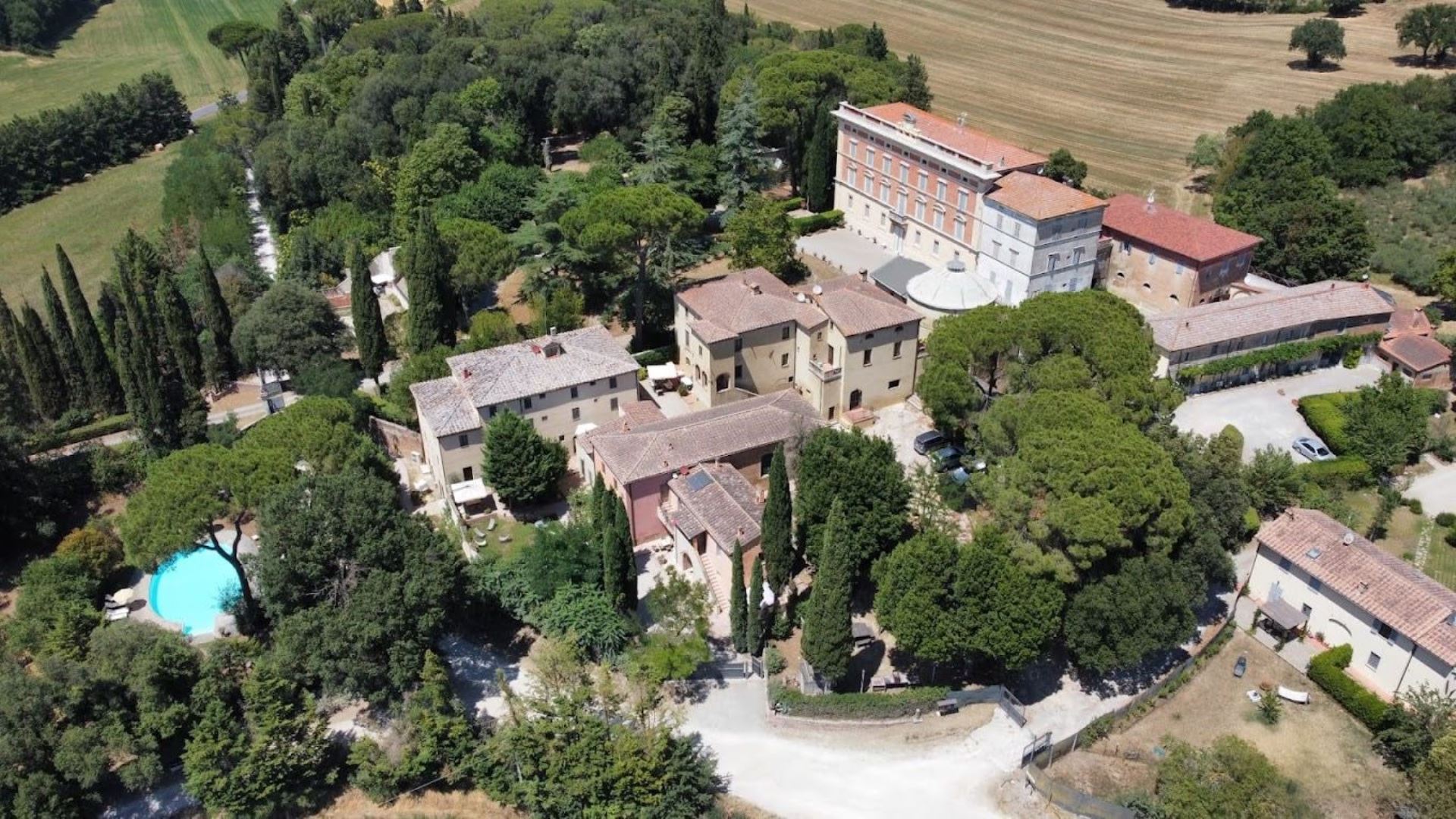 Vista dall'alto di Borgo Dolciano