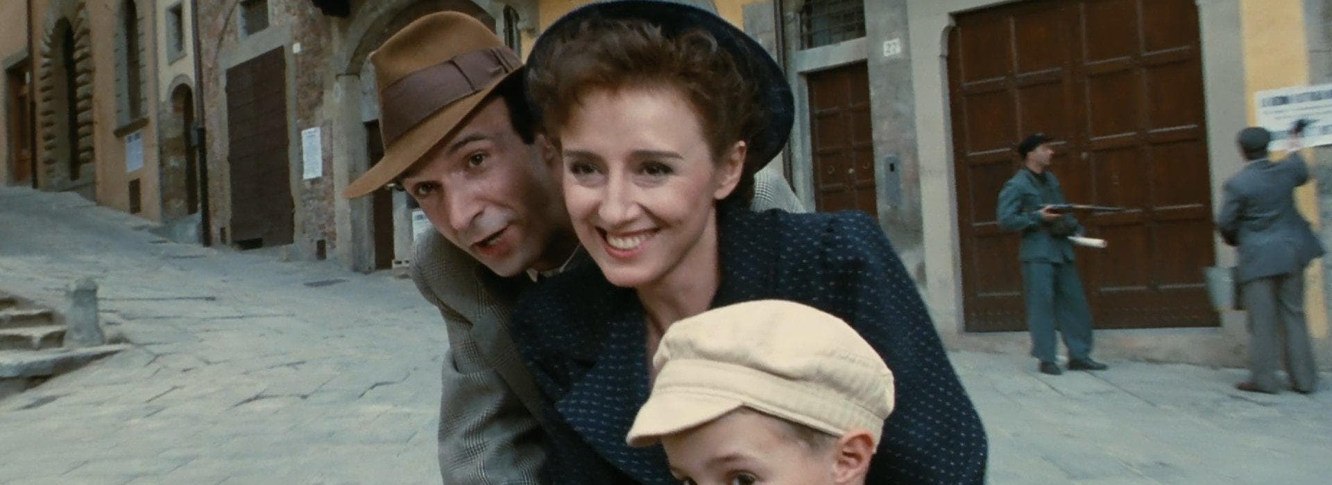 Scena del film La Vita e Bella ad Arezzo Scena del film La Vita e Bella ad Arezzo