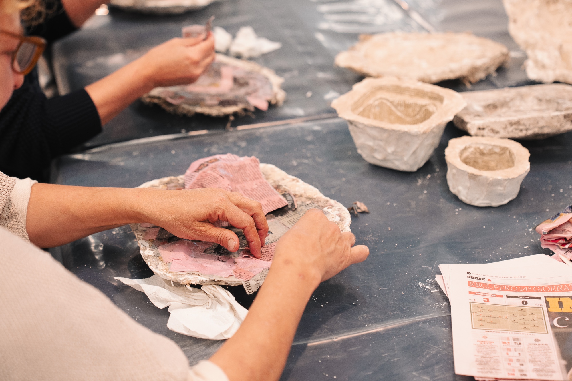 Laboratorio di cartapesta