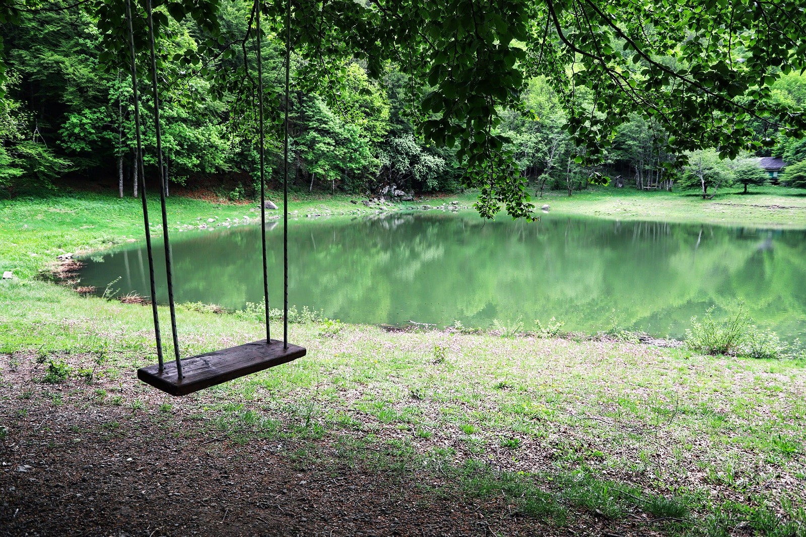 Il Lago Verde in Lunigiana