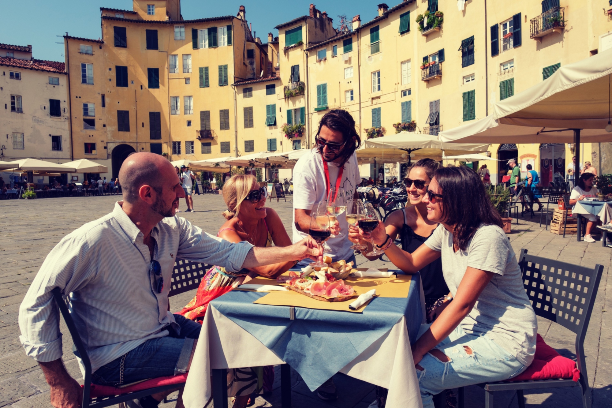 Visit Lucca by bike and taste the typical products