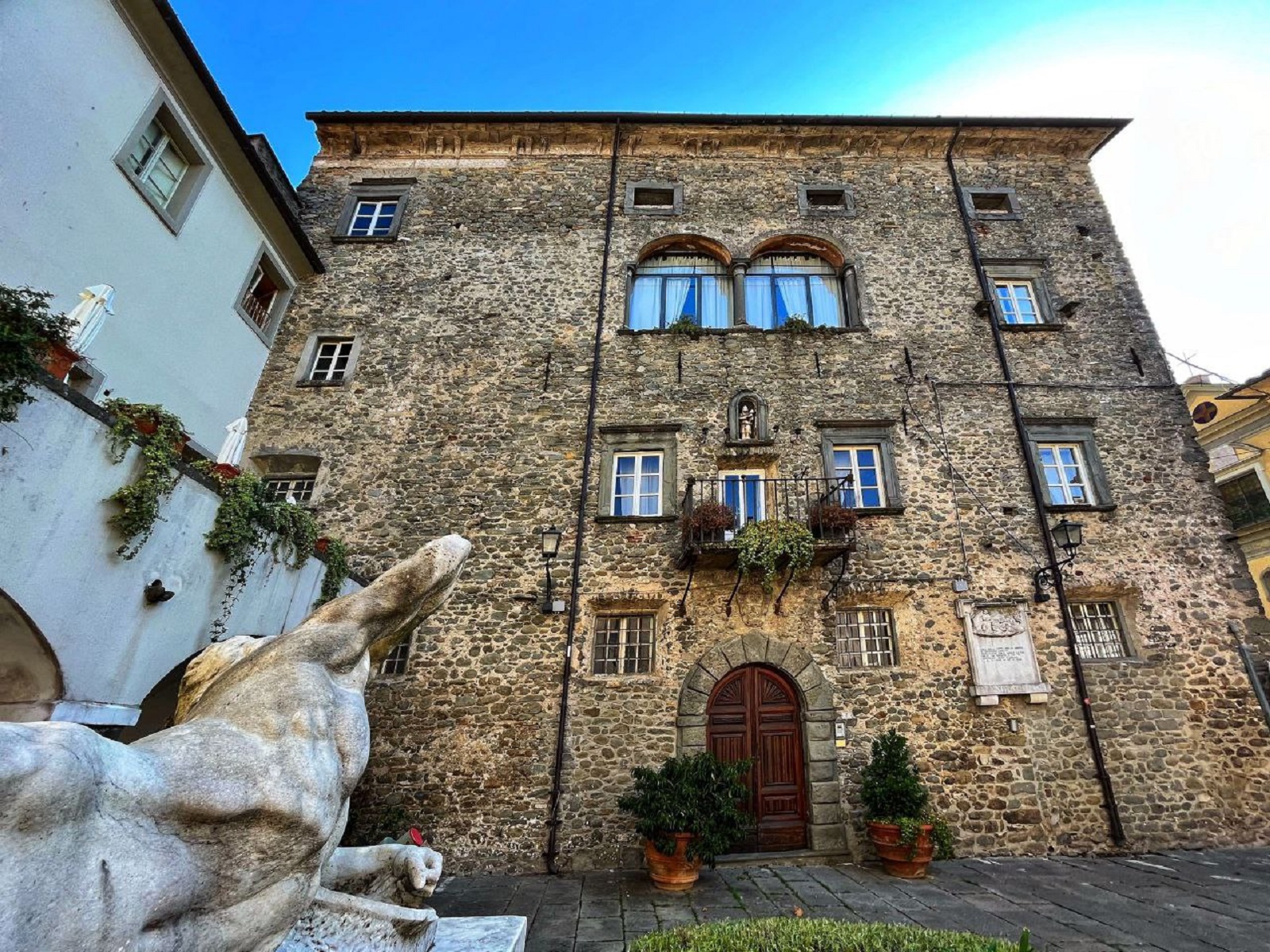 Die Burg Malaspina von Licciana Nardi