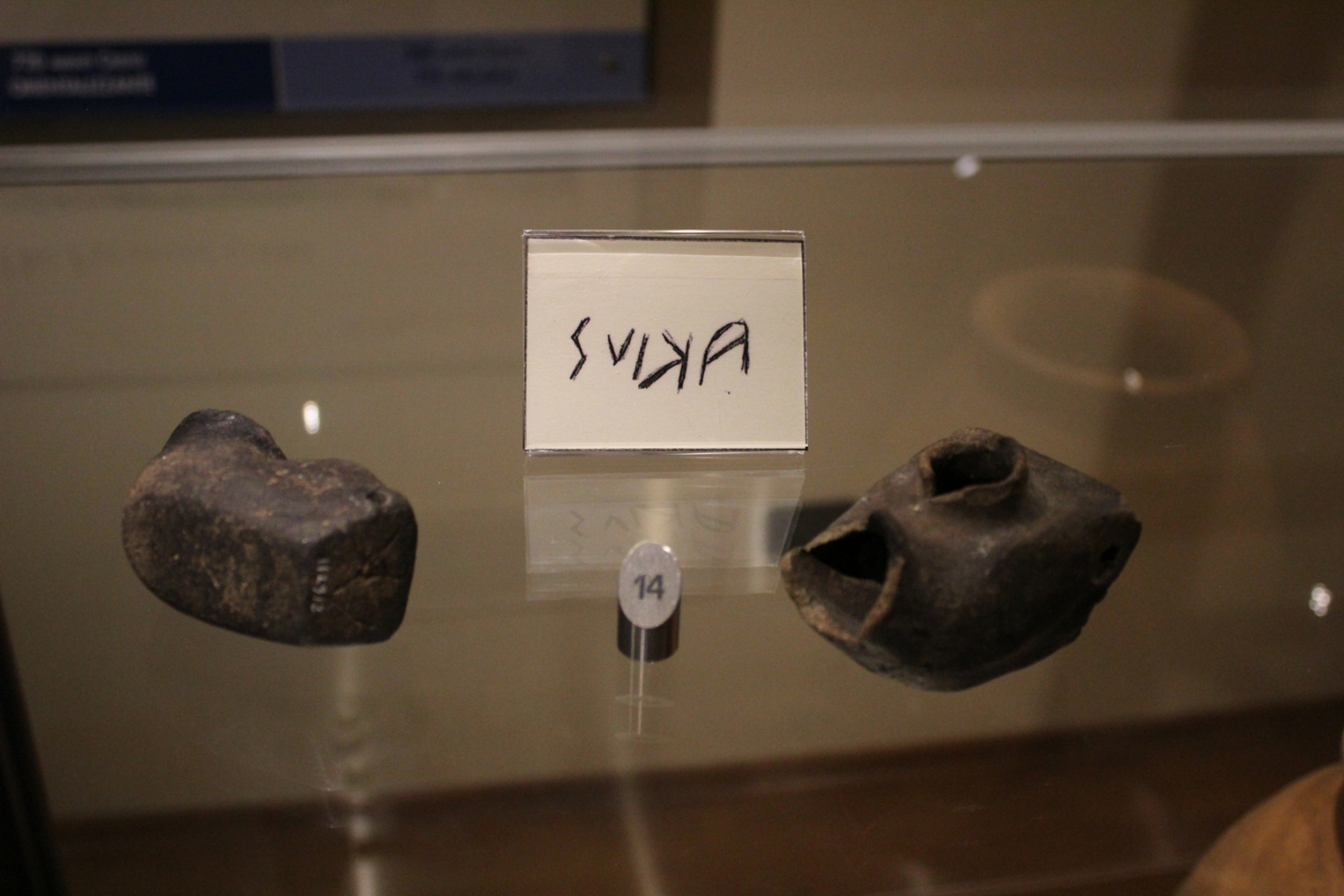 Lucerne etrusche esposte al Museo Archeologico del Territorio di Populonia