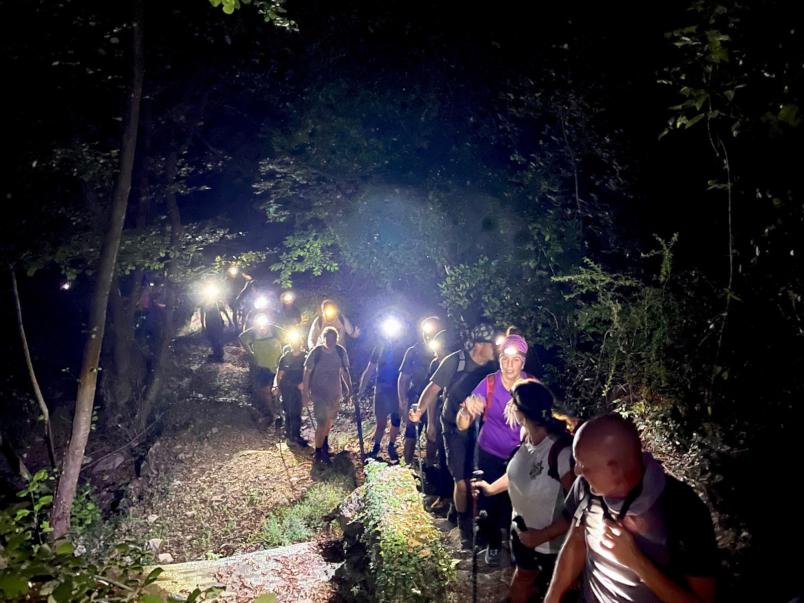 Trekking da Pisa a Lucca con la luna piena