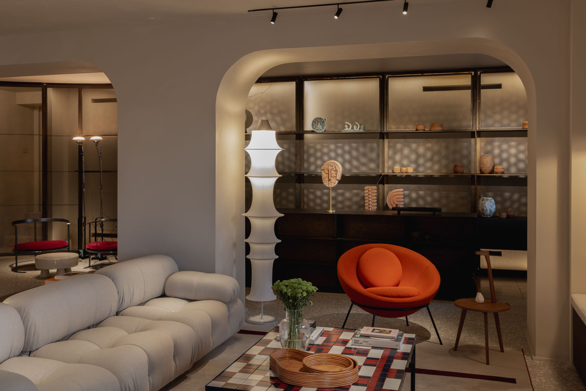 Il salone interno 