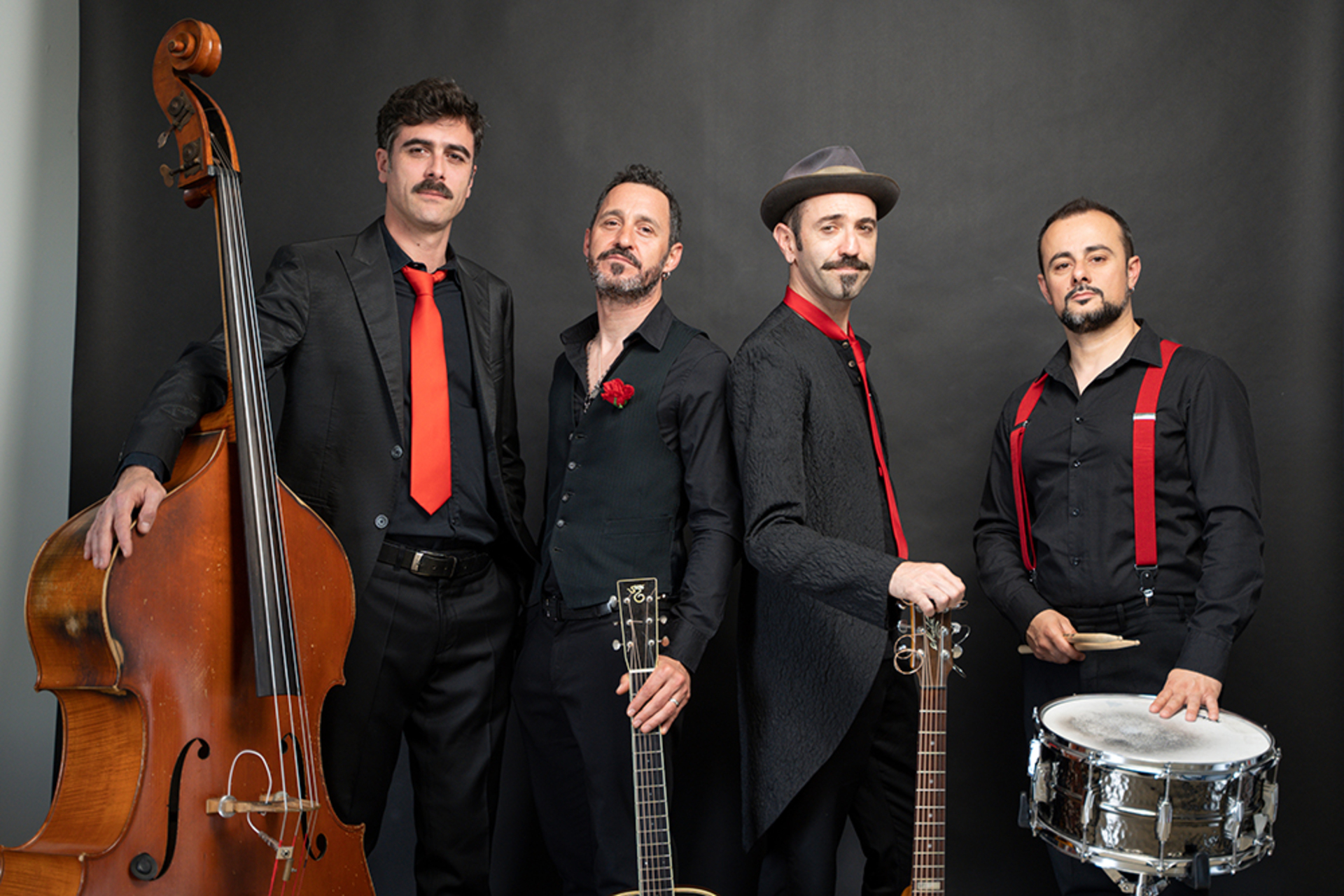 Ritratto dei componenti della band