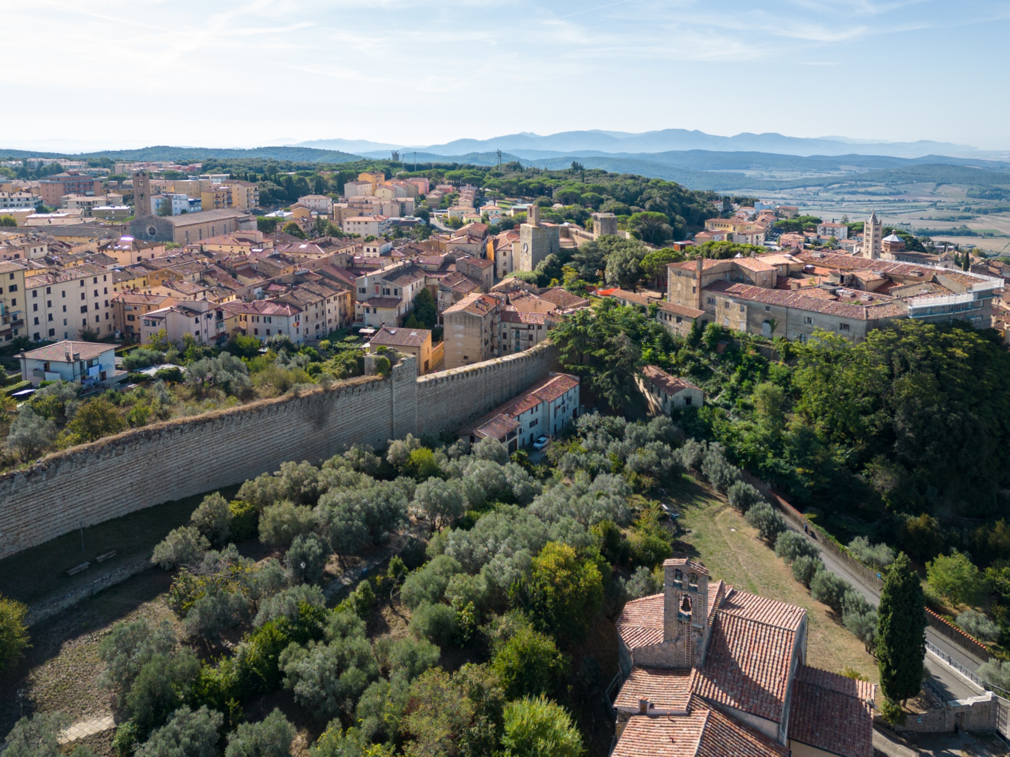 The city walls of Massa Marittima