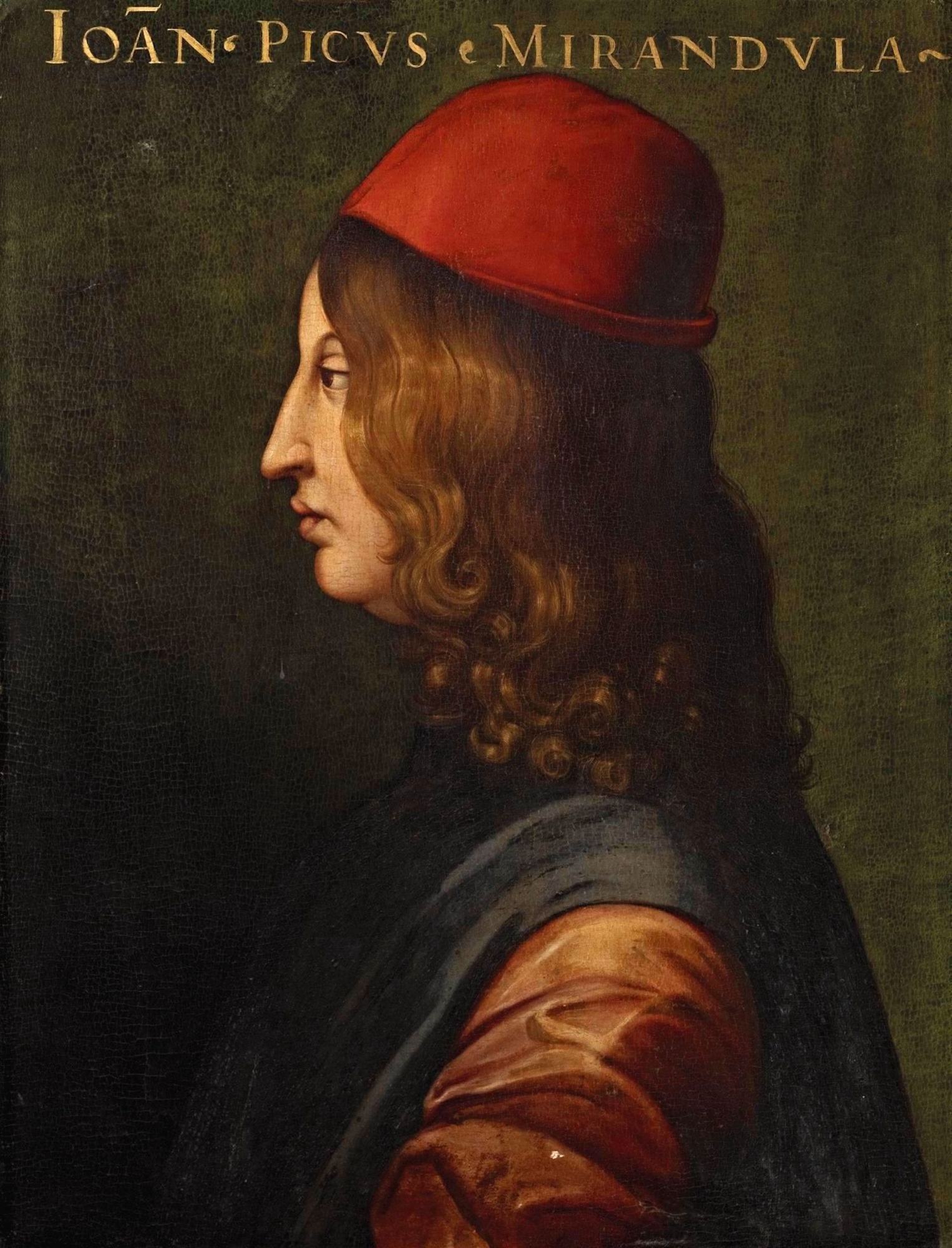 Pico della Mirandola alla Galleria degli Uffizi di Firenze