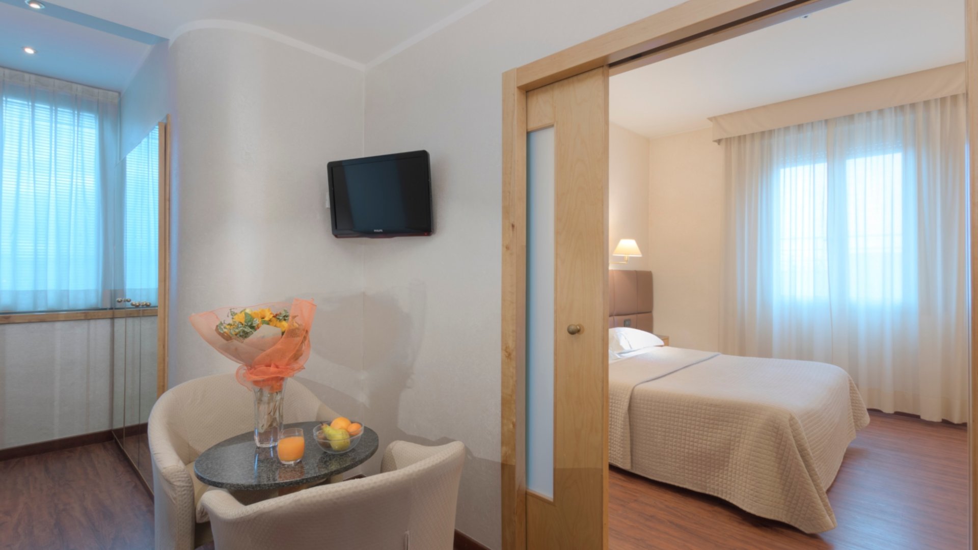 Tre notti nella junior suite dell'Hotel Minerva, un elegante hotel quattro stelle ad Arezzo