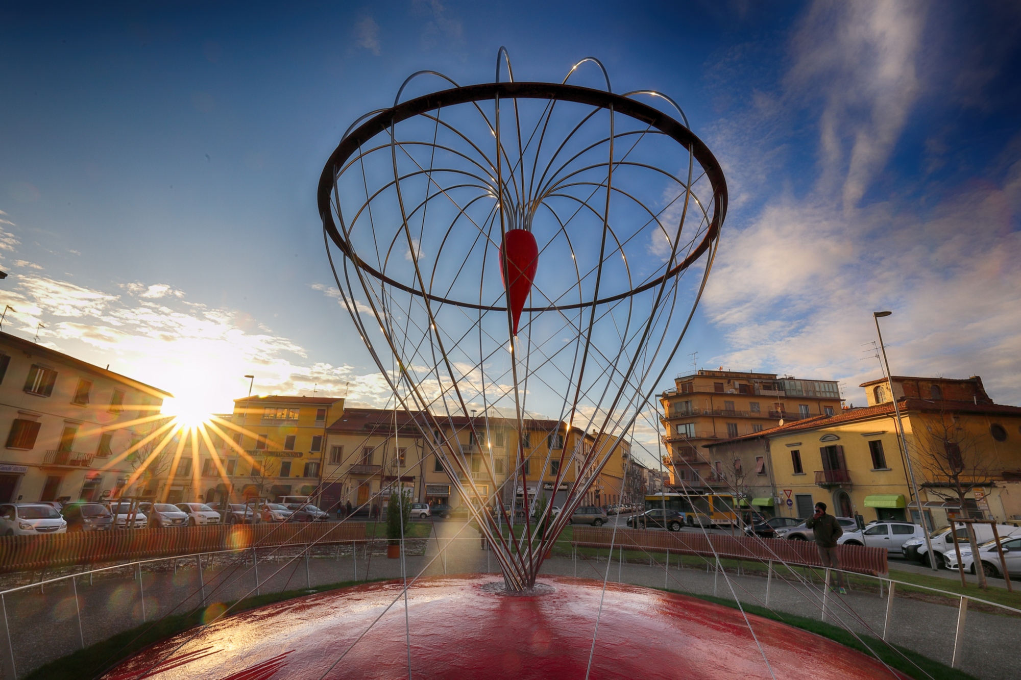 Mongolfiera in Piazza Ciardi