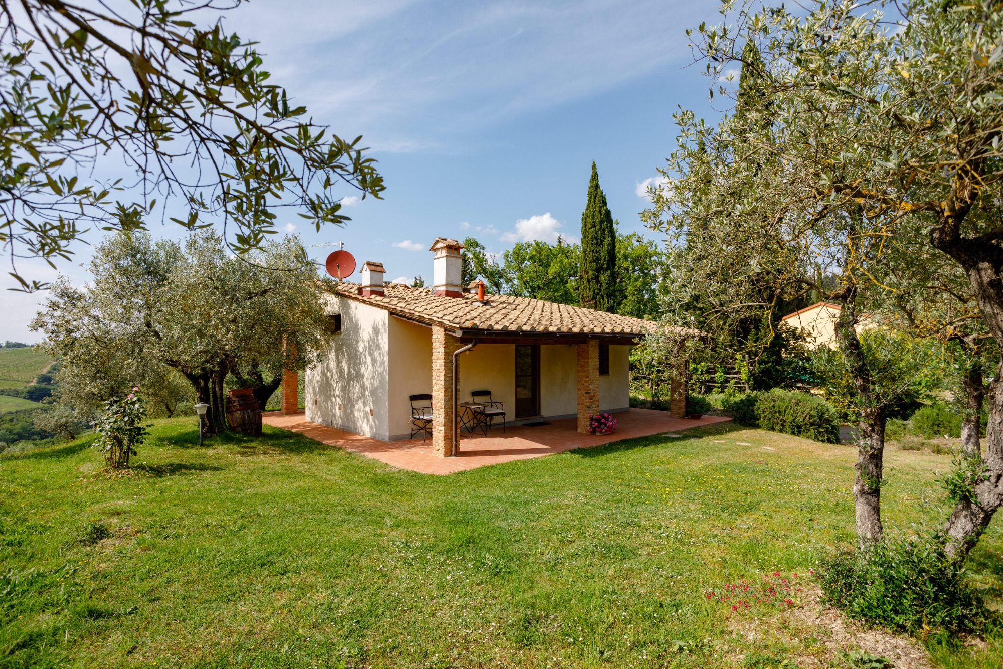 Montalbino farmhouse true hospitality in the Chianti Montespertoli area