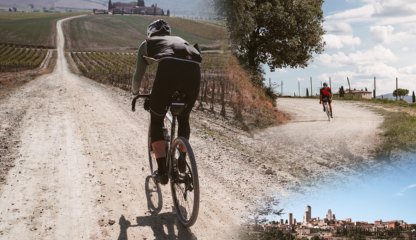 gravel bike tour Monteriggioni with Asimismo.eu