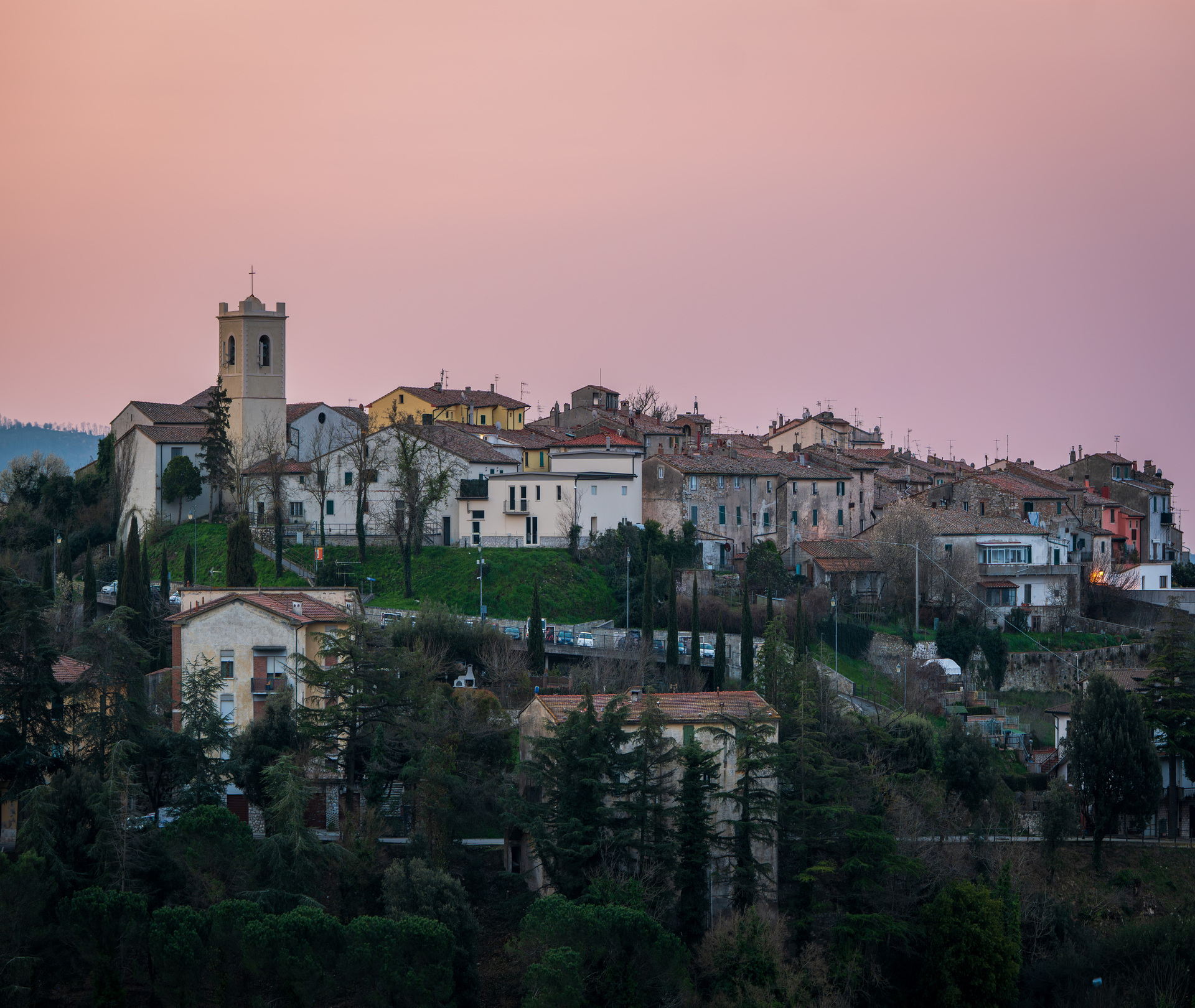 Immagine panoramica di Monterotondo Marittimo