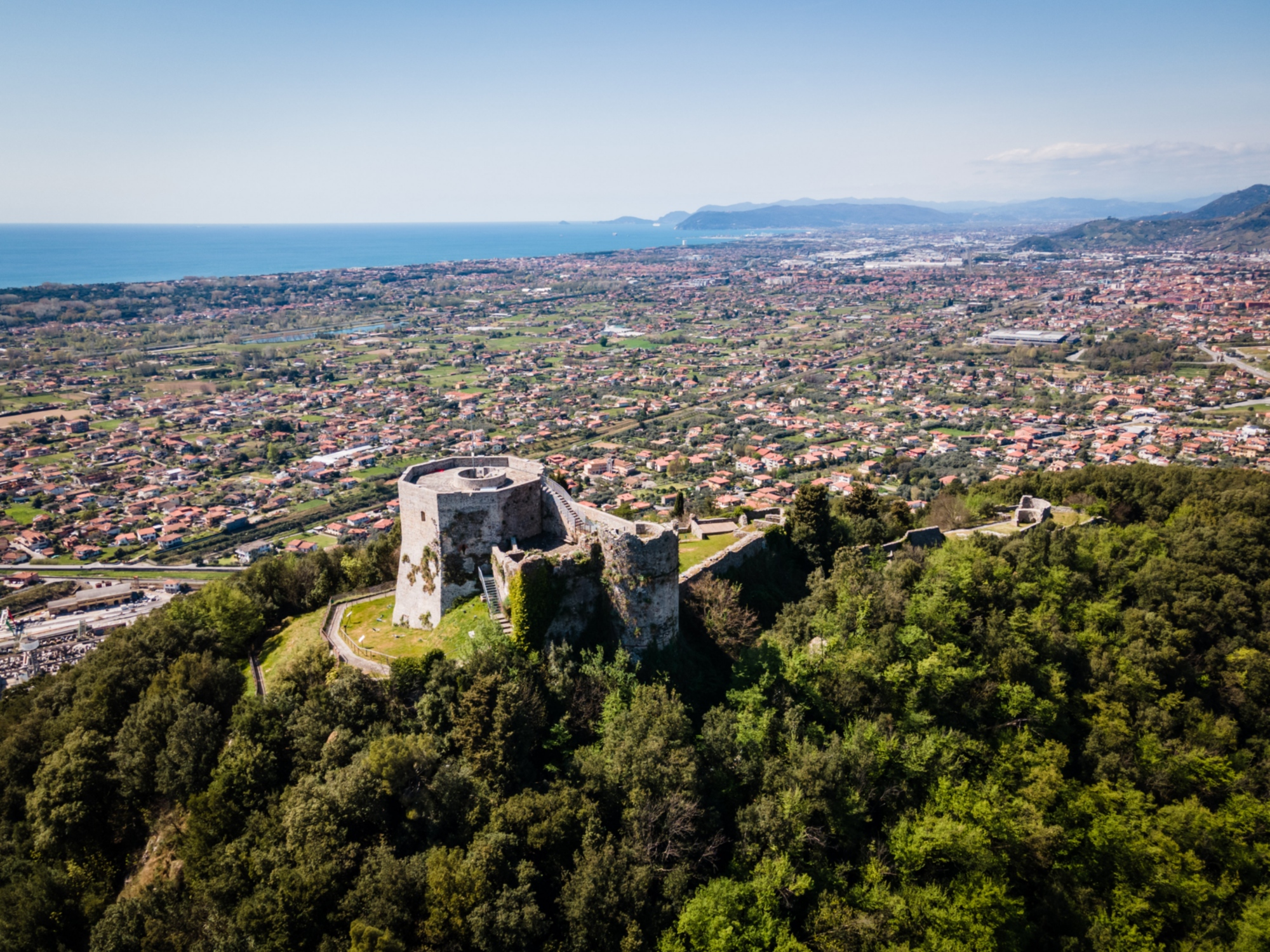 Panorama de la Riviera Apuana