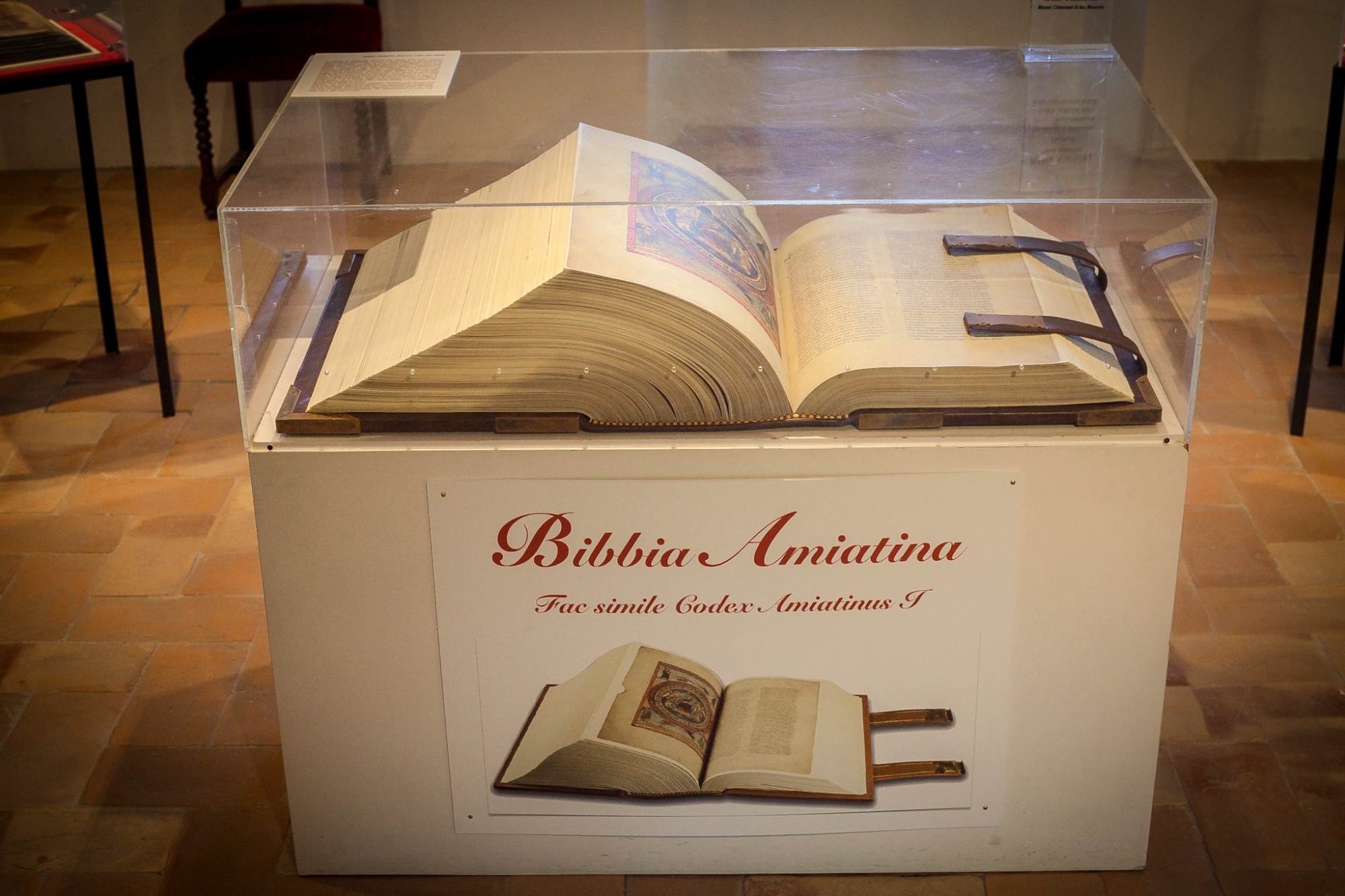 Die Bibbia Amiatina im Museum der Abtei San Salvatore