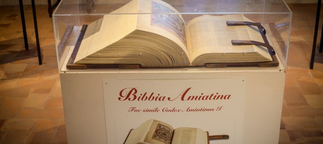 Die Bibbia Amiatina im Museum der Abtei San Salvatore