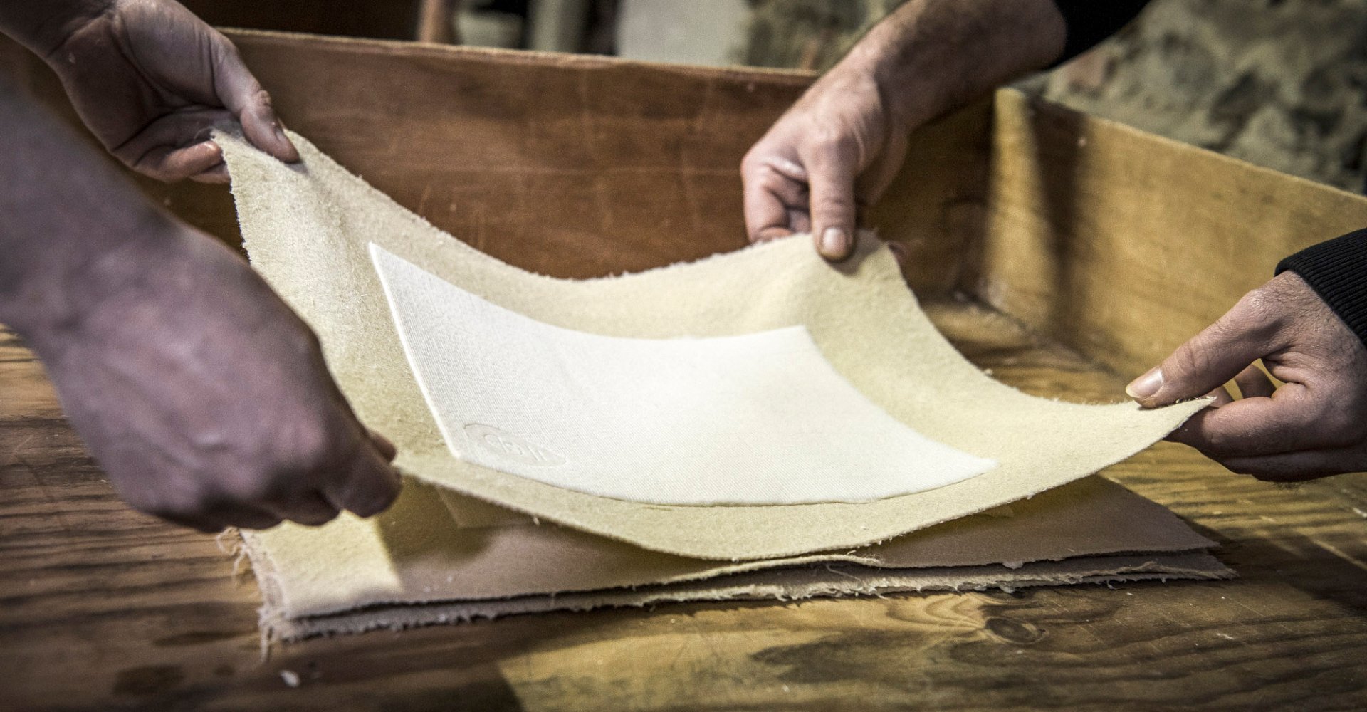 The production of the handmade paper