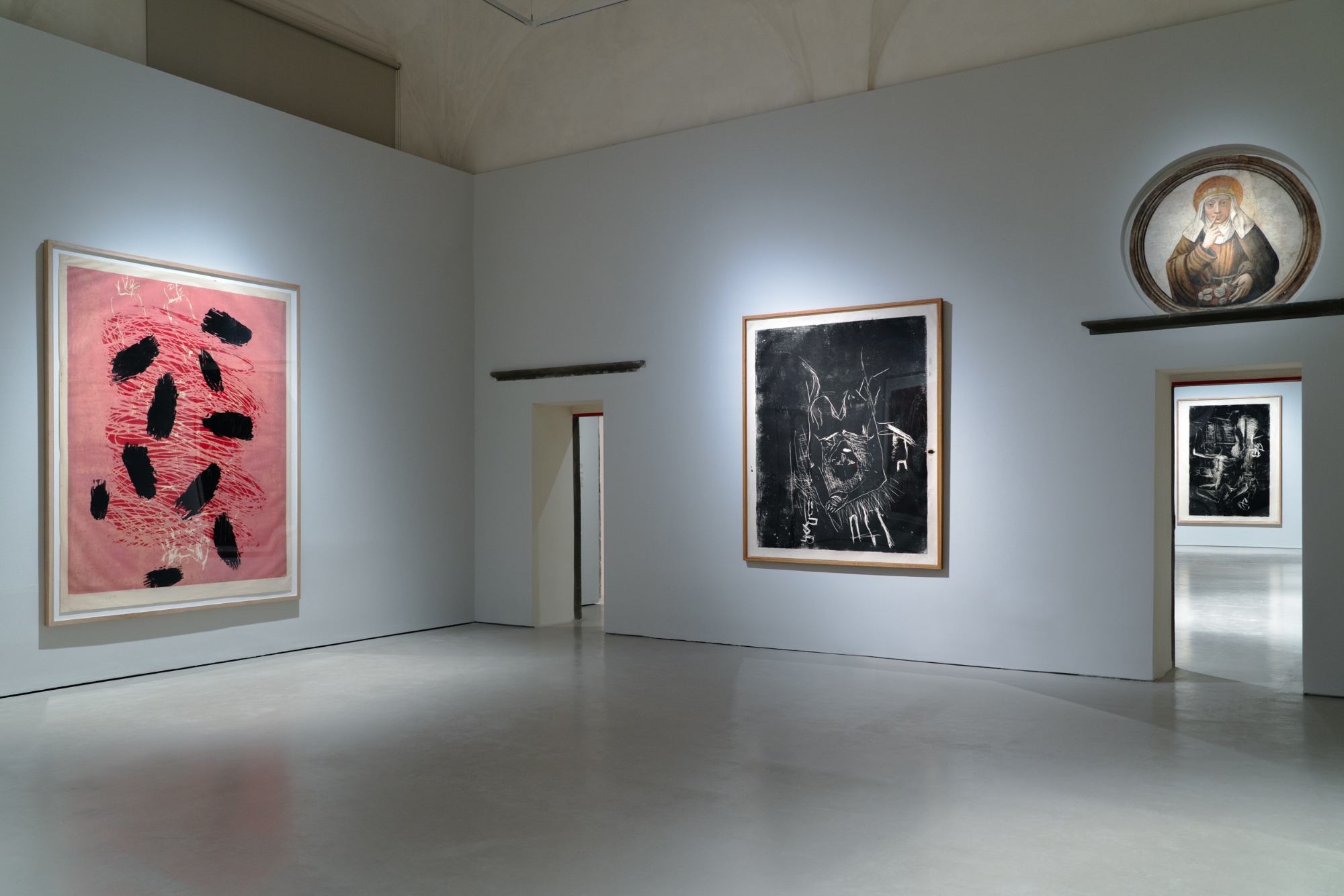 Una delle sale del museo con le opere dell