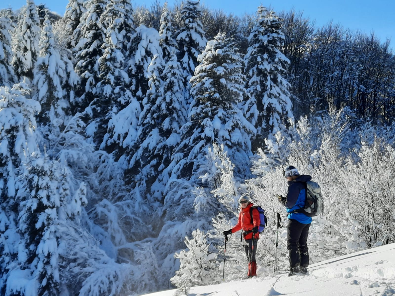 Passo del Cirone innevato