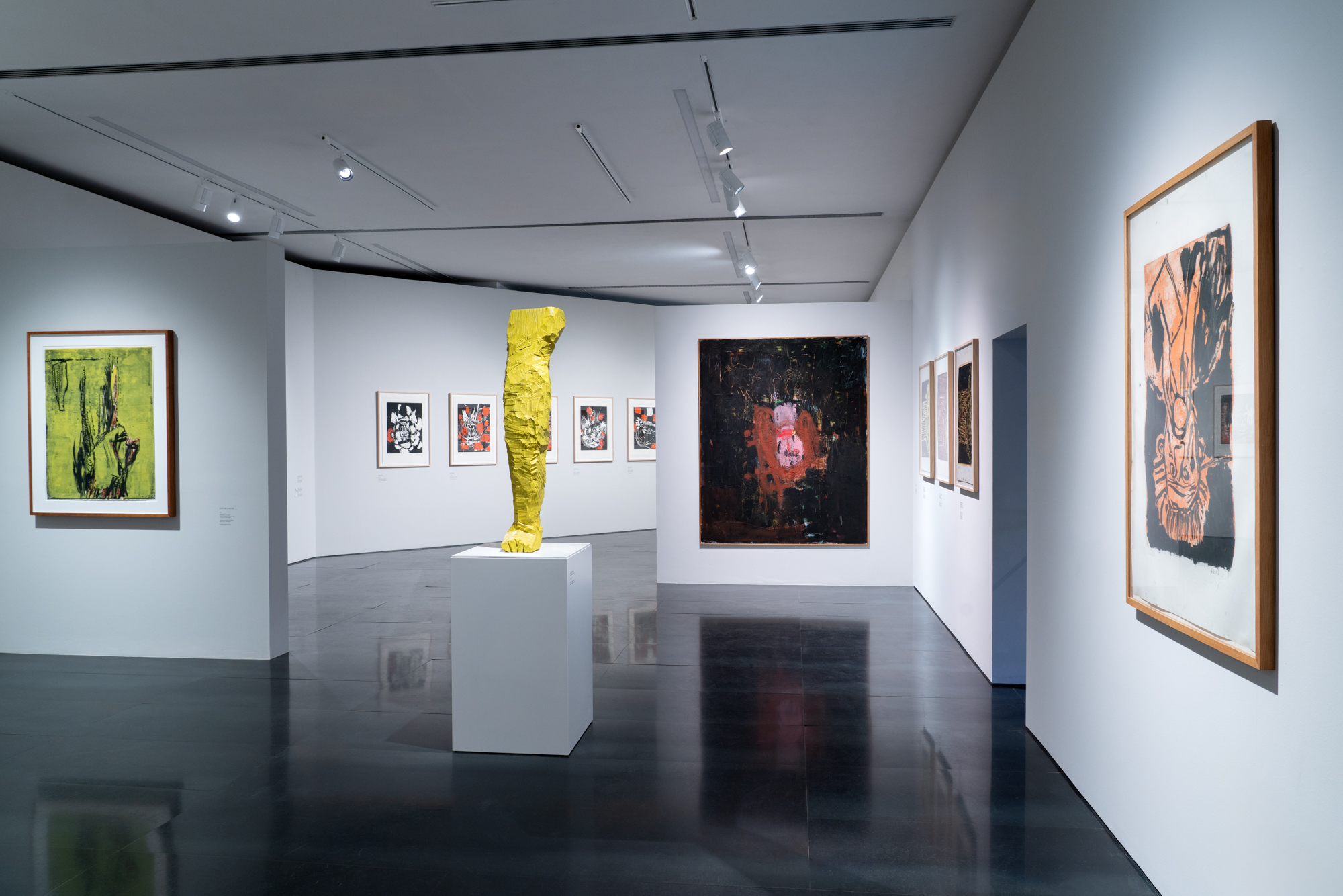 Parte del percorso della mostra