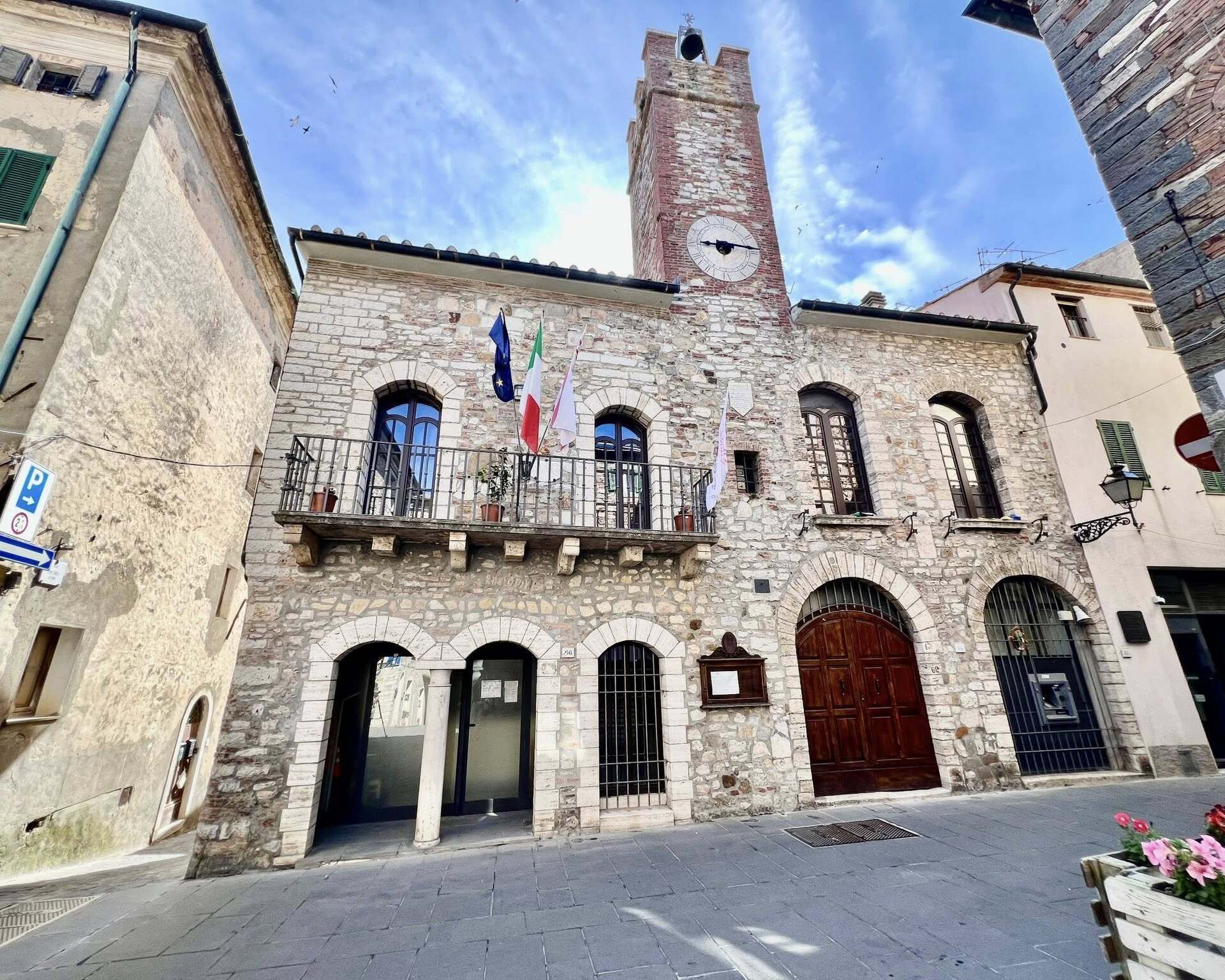 Veduta esterna del Palazzo Comunale di Monterotondo Marittimo