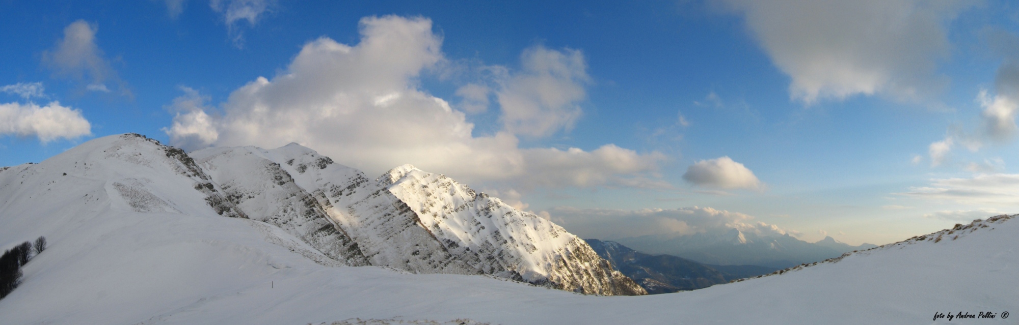 The Apennine ridge from the Sella di M.Acuto