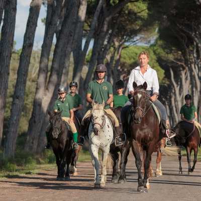 A cavallo nel Parco di San Rossore A cavallo nel Parco di San Rossore