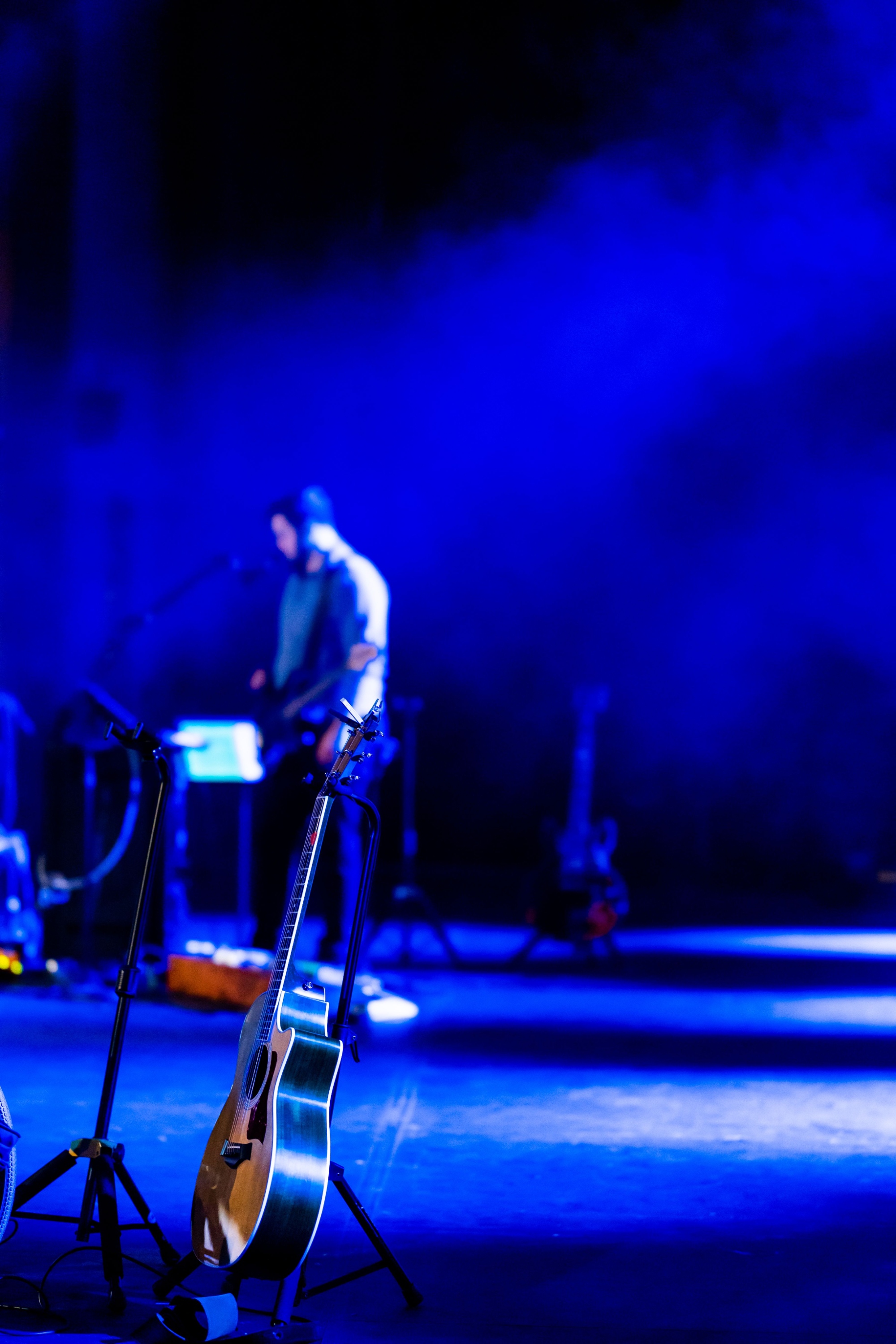 Immagine di un palco durante un 