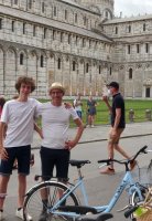 Pisa bike tour Toscana with Alexandra