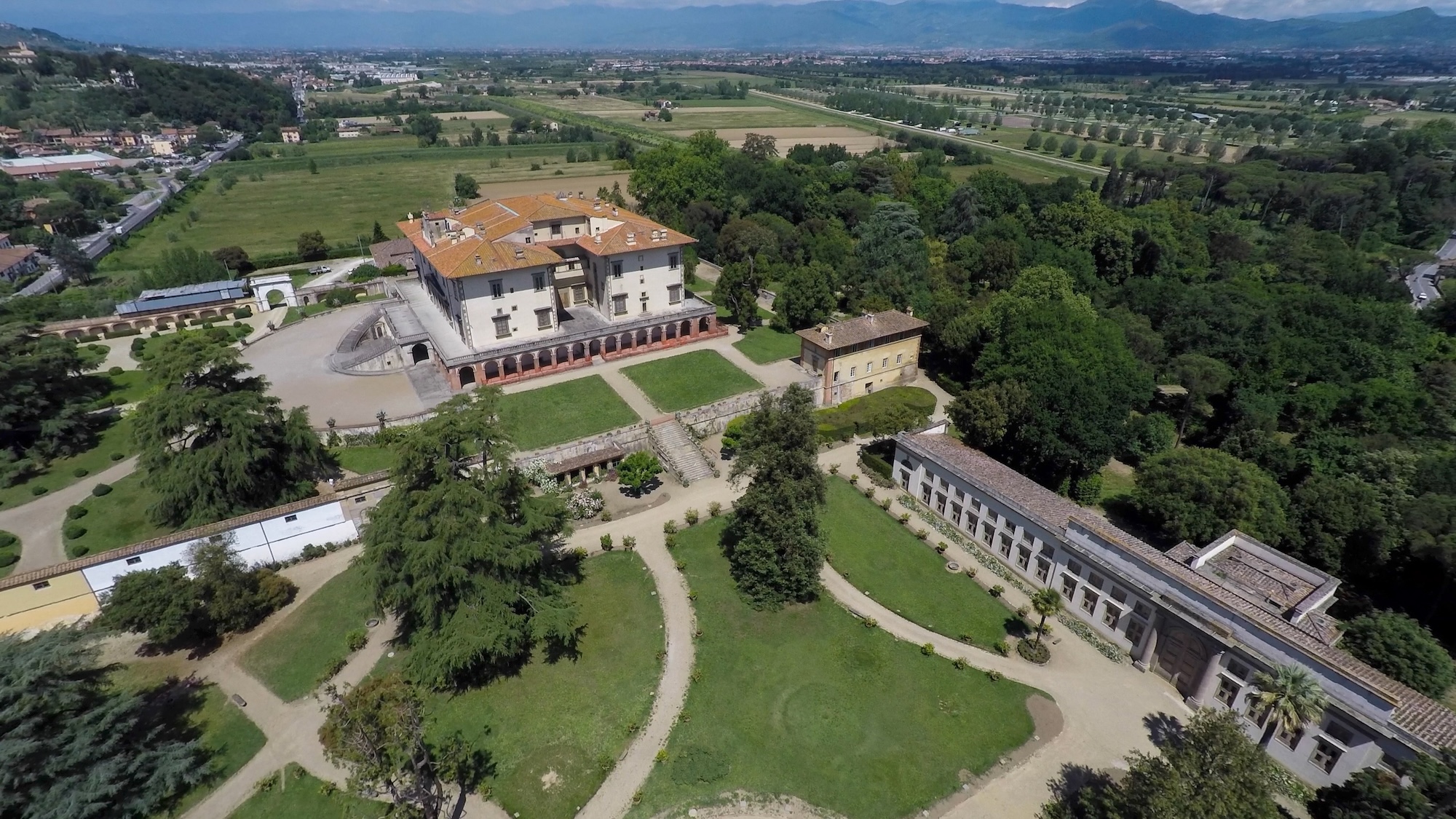 The Medici Villa in Poggio a Caiano