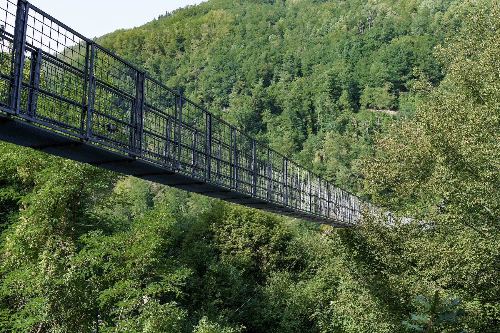 Hängebrücke „delle Ferriere“, San Marcello Piteglio