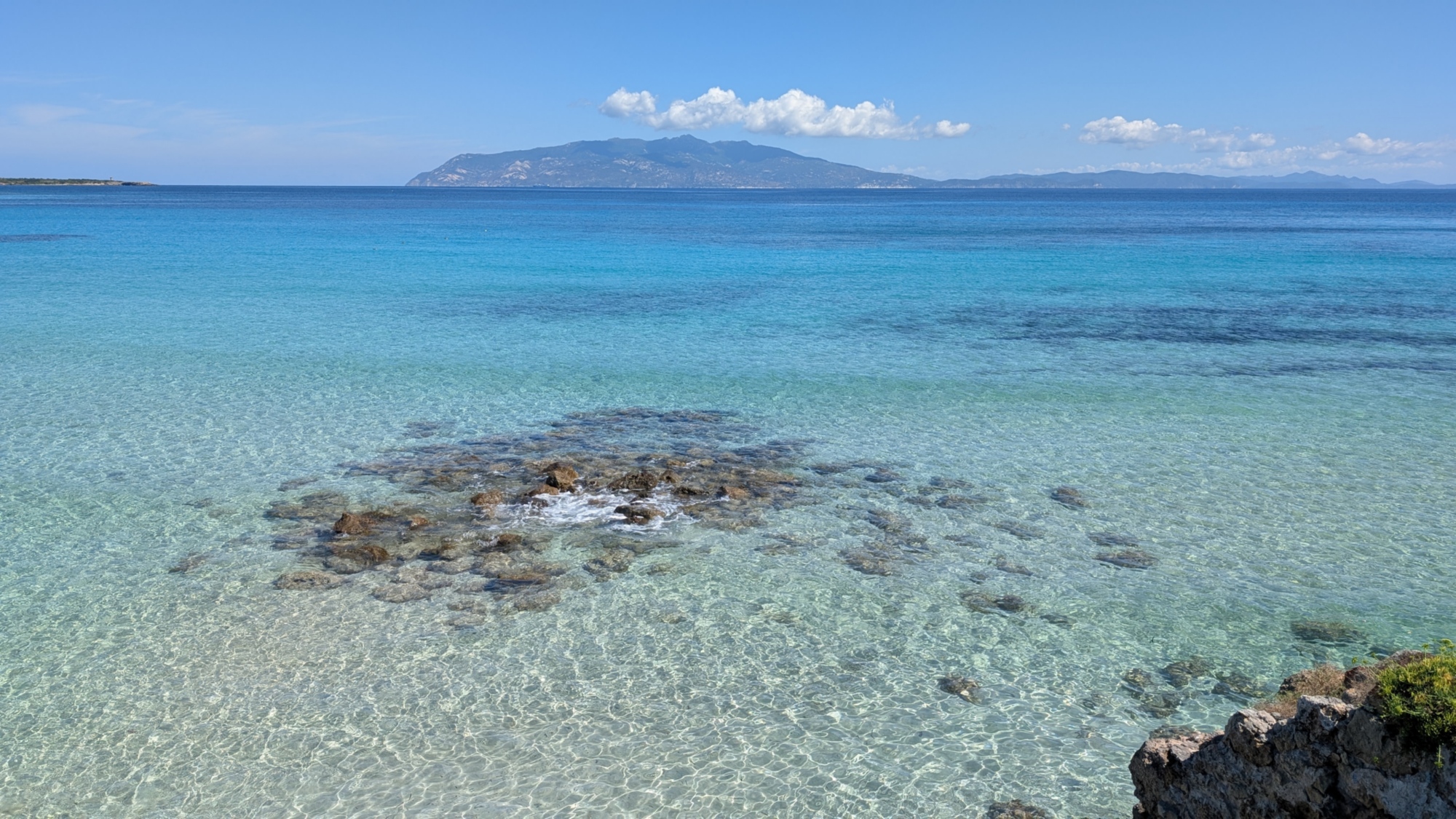 Mare cristallino dell'isola di Pianosa