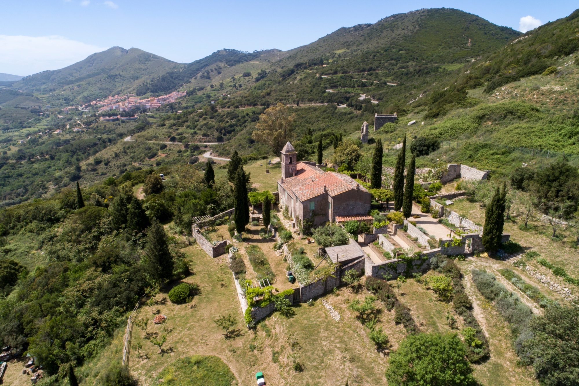 Rio Elba Einsiedelei von Santa Caterina Orto dei Semplici