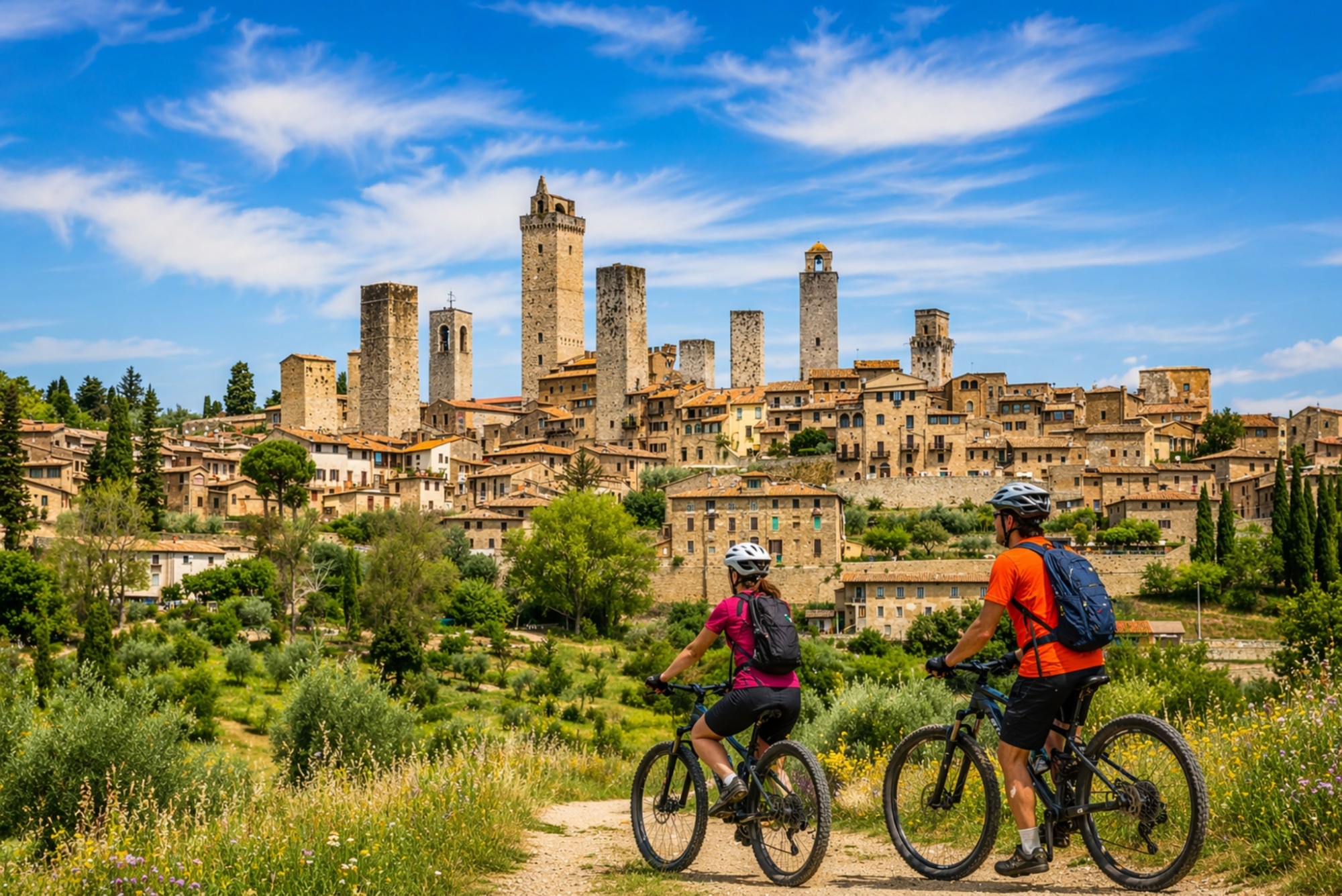 E-bike tour San Gimignano self-guided